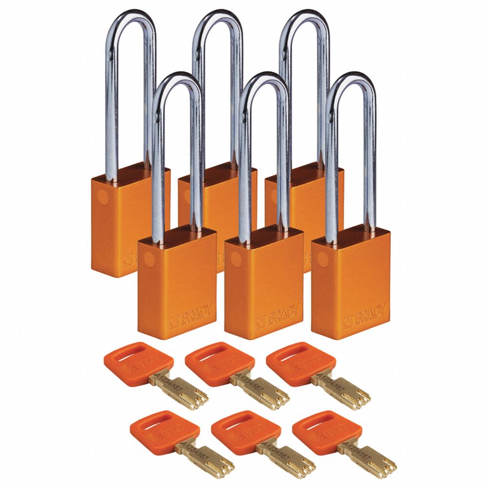 BRADY ALU-ORG-76ST-KD6PK