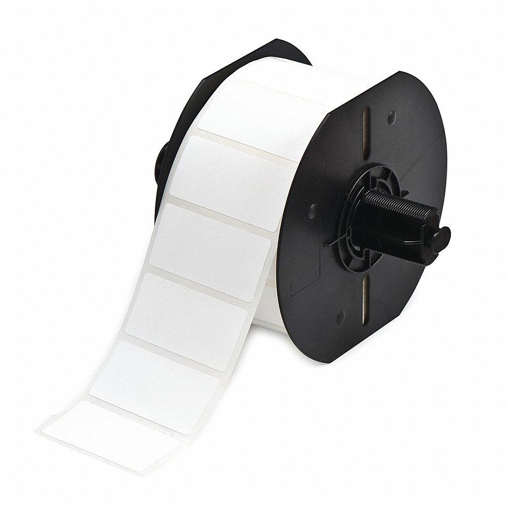 BRADY B33-17-489 Precut Label Roll, 1 Inch X 2 Inch, Polyester, White, 1500 Labels, 051 Inch Label Thick | CP2JUF 21U410