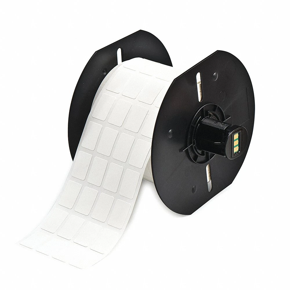 BRADY B33-68-498 Precut Label Roll, 3/4 Inch X 1/2 Inch, 2 1/2 Inch, Vinyl, White | CV4PTZ 21U439