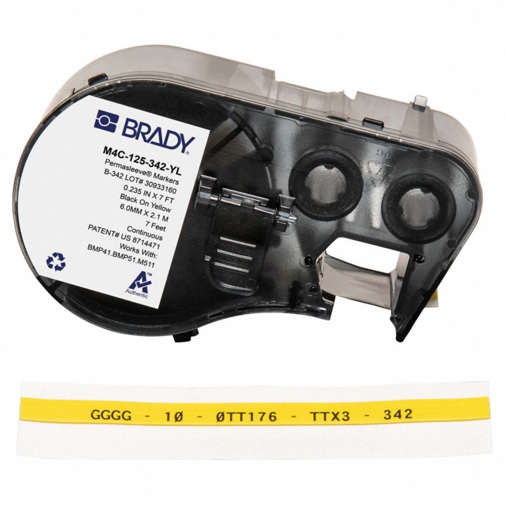 BRADY M4C125342YL