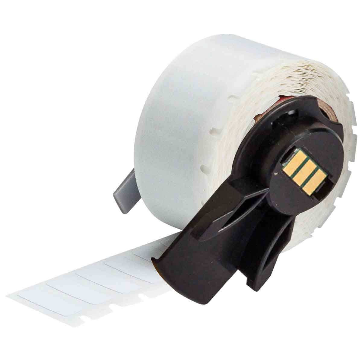 BRADY M6-10-727 Label, 1/4 Inch Size x 1/4 Inch, 1/4 Inch, Polyimide, White, 750 Labels per Roll | CP2CWE 803U83