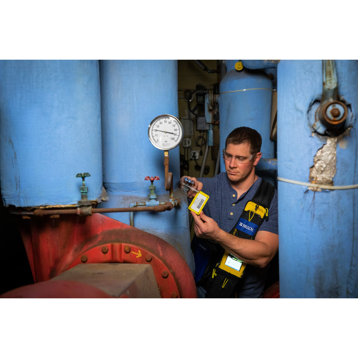 BRADY M6-1400-595-WT Label, Rectangle, 1 1/2 Inch Size x 1 1/2 in, 1 1/2 in, Vinyl, White, -40 Deg to 180 Deg F | CR8PEG 803TZ2