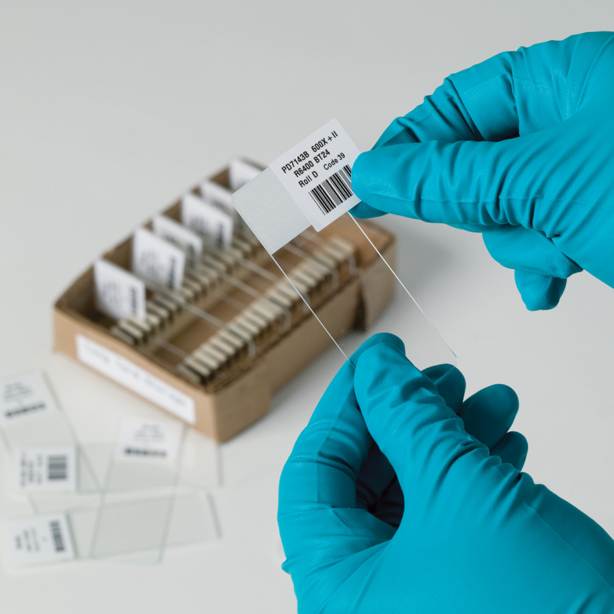 BRADY M6-97-481 Label, 29/32 Inch Size x 29/32 in, 29/32 in, Polyester, White, -112 Deg to 266 Deg F | CP2DEN 803TN4