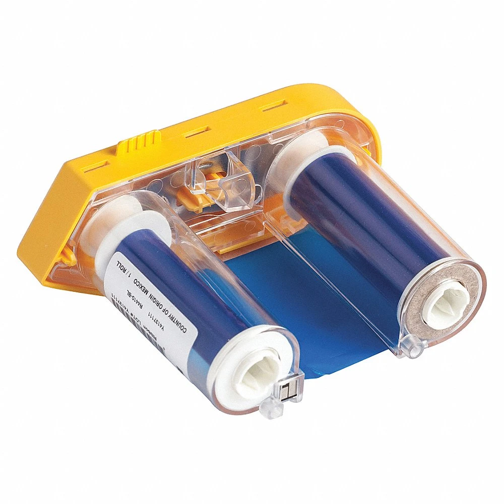 BRADY M61-R4410-BL Label Printer Ribbon Cartridge, 2 Inch Size x 75 ft, Blue, Resin, R4400 | CP2BFU 52HK11