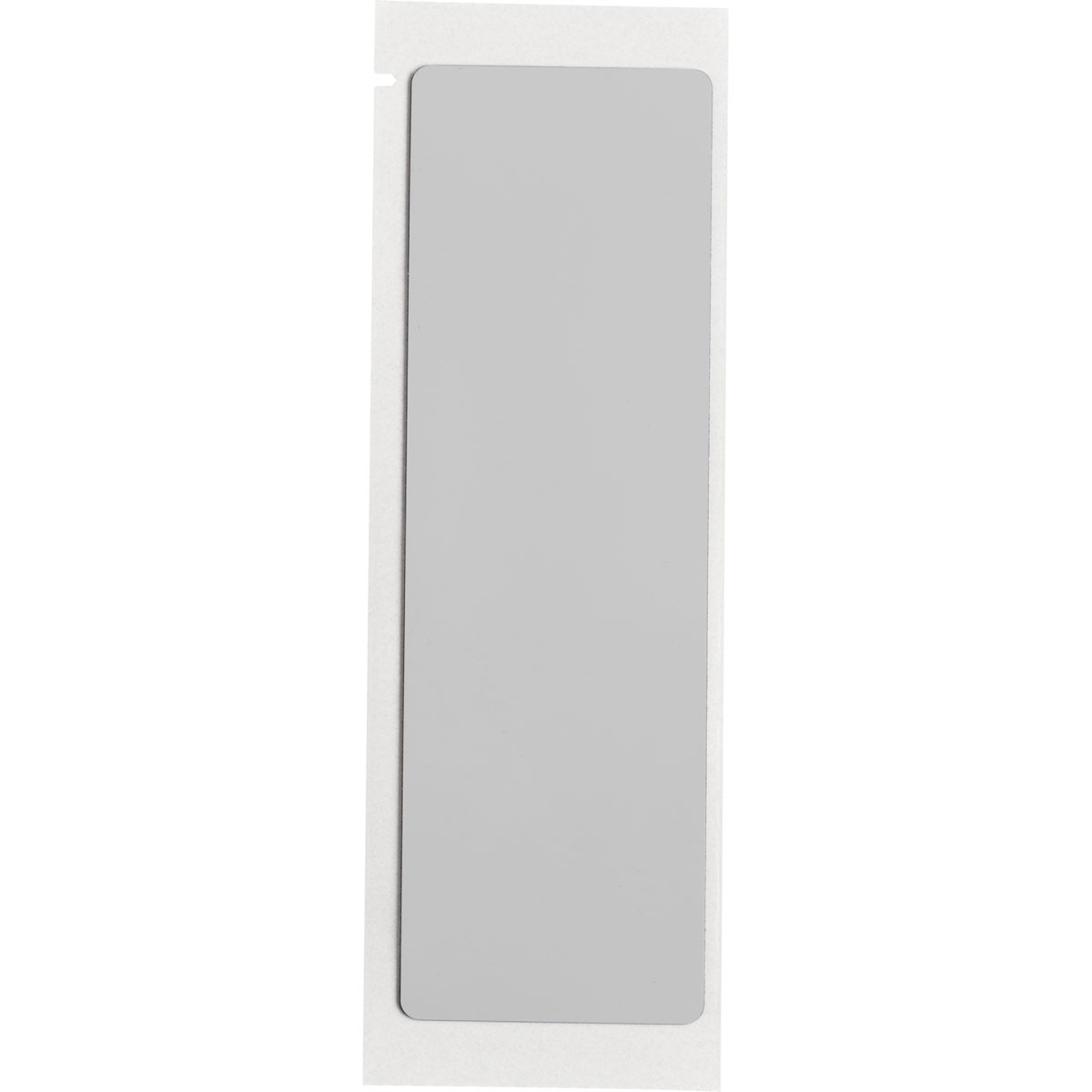 BRADY M7-192-593-SL Label, No Precut Hole, 1 29/32 Inch Size x 1 29/32 Inch, Polyester, Silver | CP2DTD 803U72