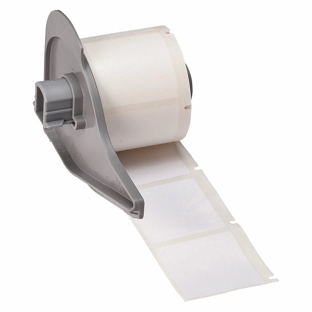 BRADY M7-32-498 Label, 1 1/2 Inch Size x 1 1/2 in, 1 1/2 in, Vinyl, White, 4 AWG to 10 AWG Wire Gauge | CV4JYH 803R66