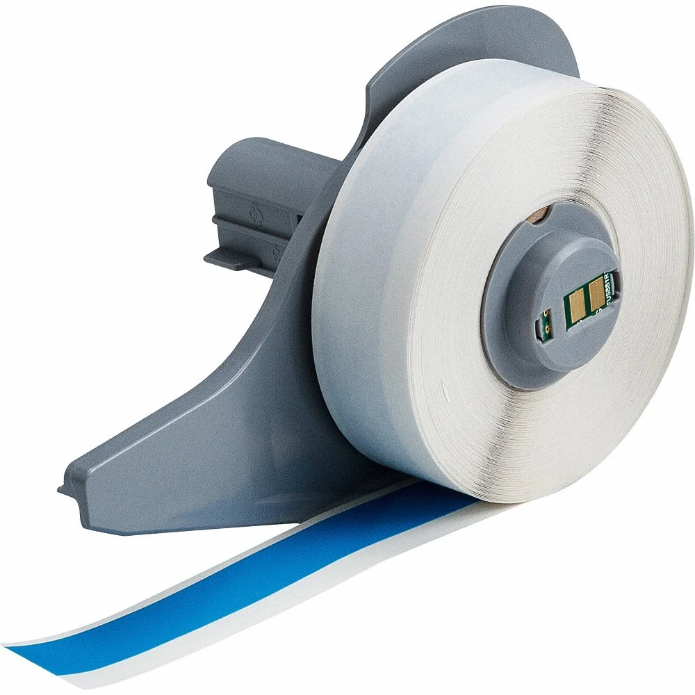 BRADY M7C-500-595-LB Label, 1/2 Inch Size x 50 ft, Vinyl, Light Blue, Outdoor | CP2CTM 803PV3