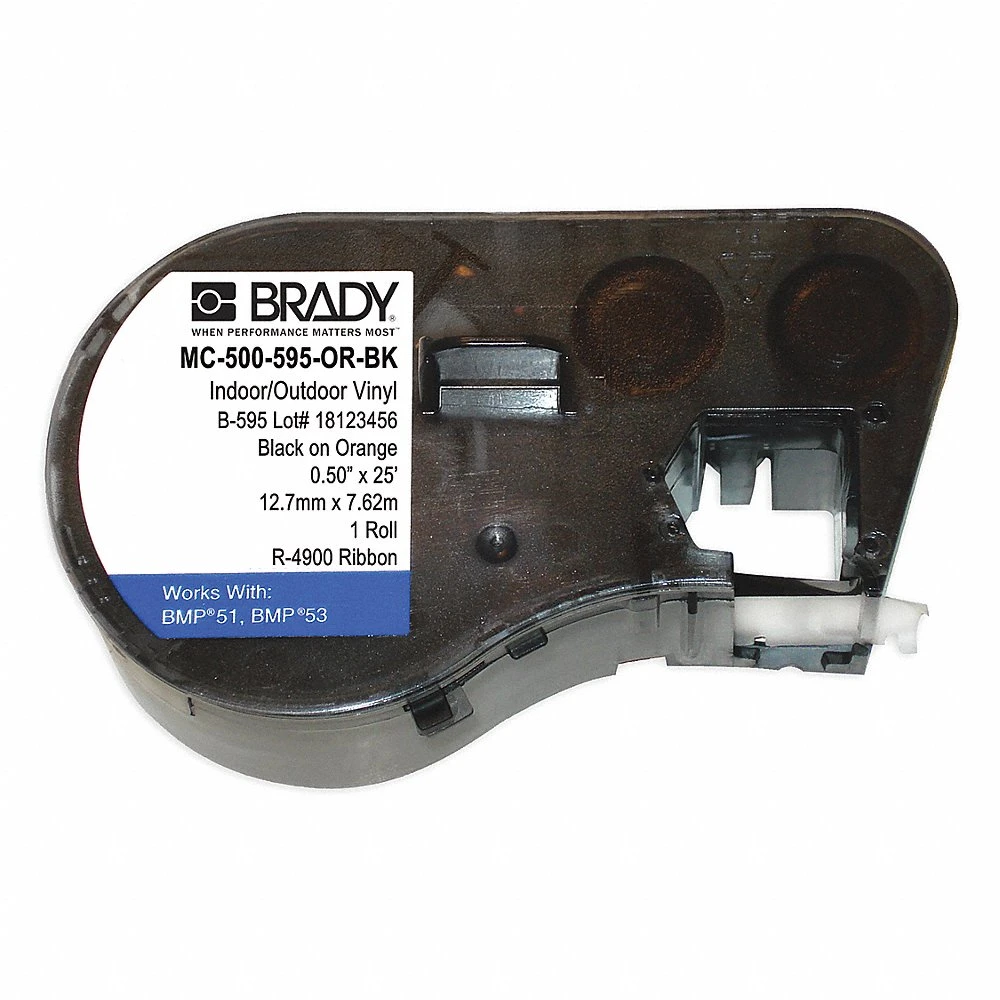BRADY MC-500-595-OR-BK