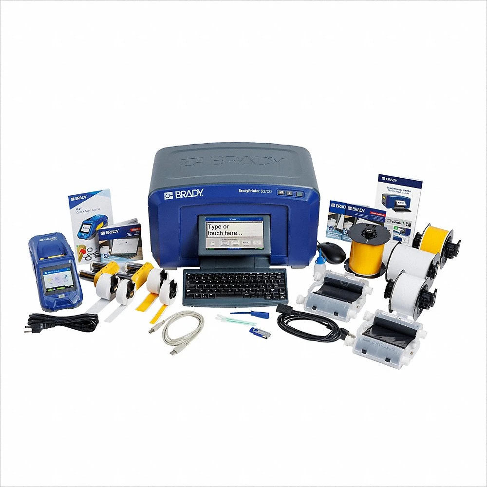 Facility and Safety Label Printer Kit, Mobile Device Connected/PC Connected/Standalone