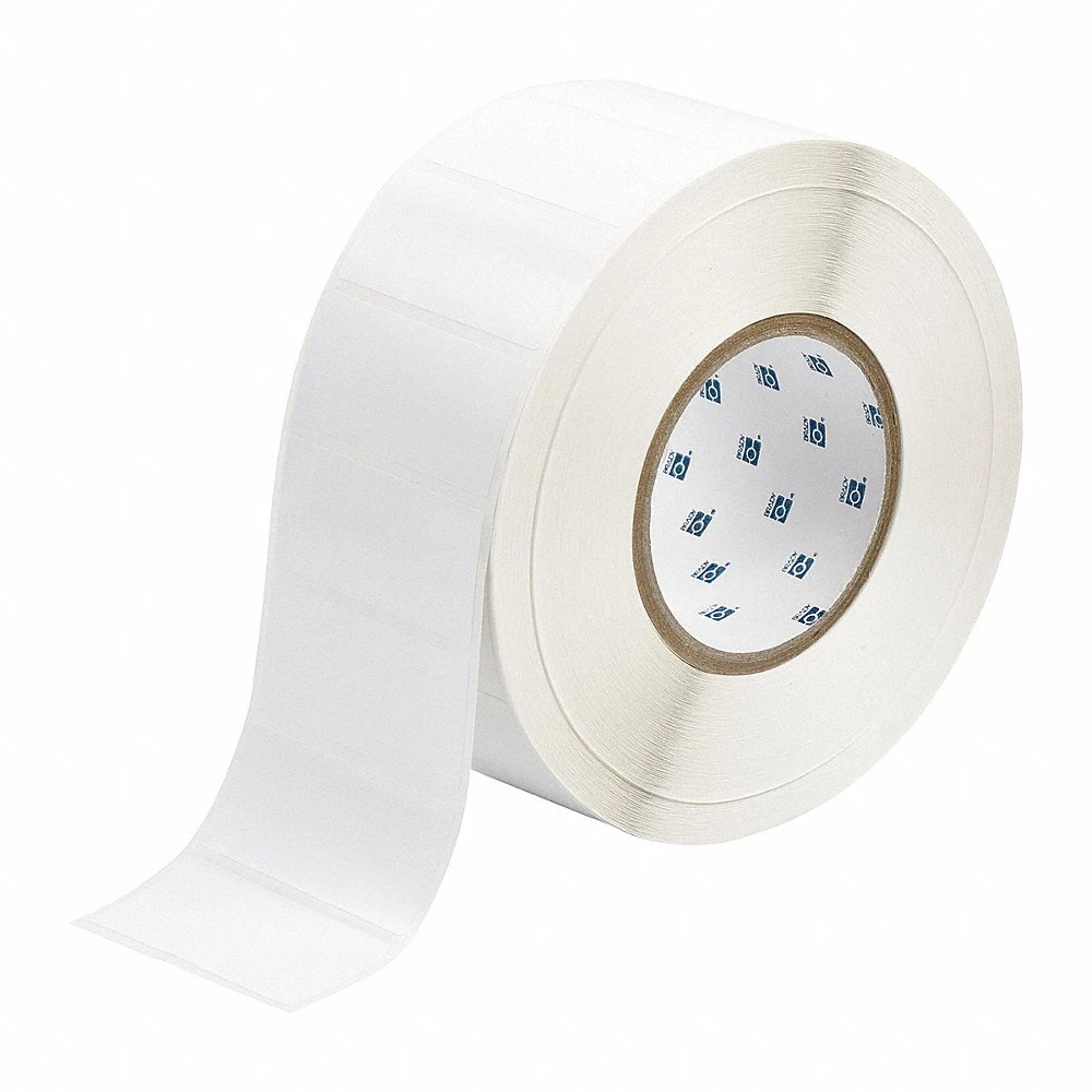 BRADY THT-7-423-3 Precut Label Roll, 1 1/4 x 2 3/4 Inch Size, 2 61/64 Inch Size, Halogen Free Polyester | CP2JRW 22MX61