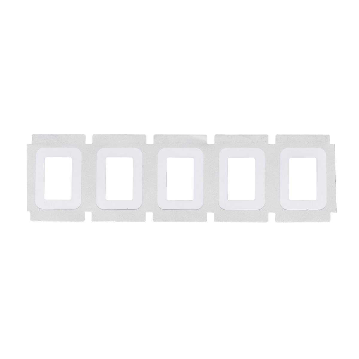 Continuous Label Roll, 3/4 Inch x 1 Inch, Polyester, White/Clear, 1000 Label