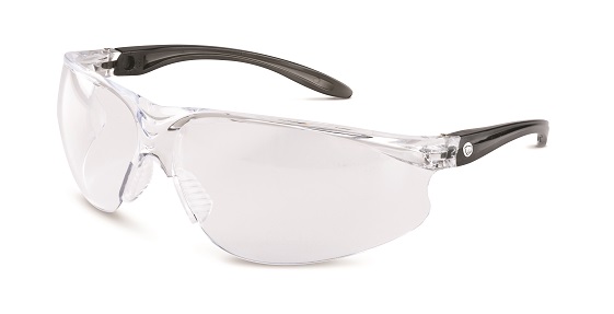 BRASS KNUCKLE BKADJ-5030 Safety Glass, Clear Lens, Clear Frame, Anti Fog, 300Pk | CF6DAV