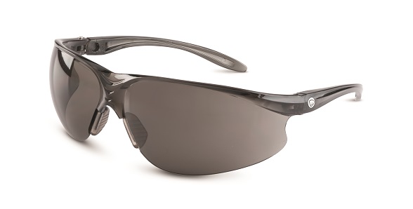 BRASS KNUCKLE BKADJ-5030S Safety Glass, Smoke Lens, Smoke Frame, Anti Fog, 300Pk | CF6DAW