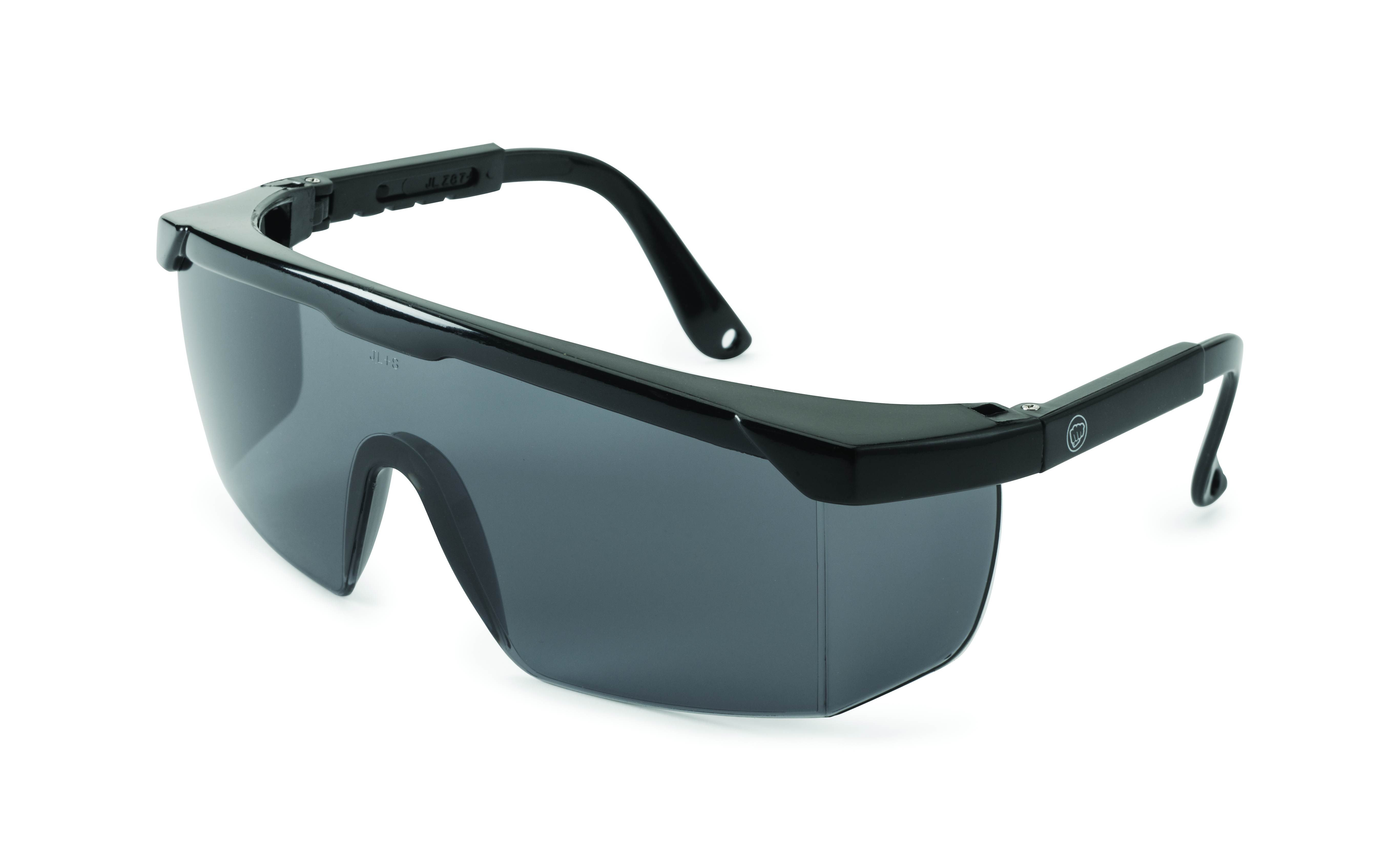 BRASS KNUCKLE BKADJ-5050S Safety Glass, Smoke Lens, Black Frame, Anti Fog, 300Pk | CF6DAY