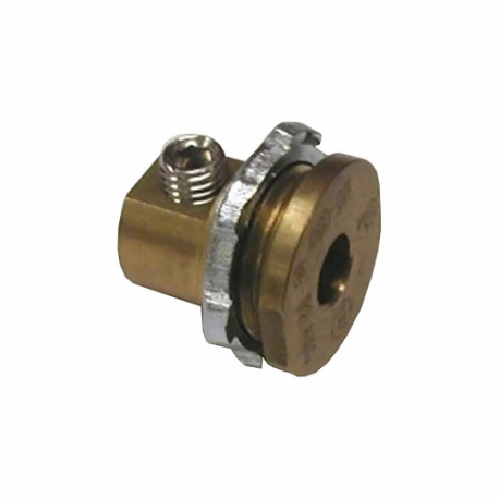 BRIDGEPORT FITTINGS MC-050 Enclosure Grounding And Bonding Connector, Brass | CP2NWK 61TK57