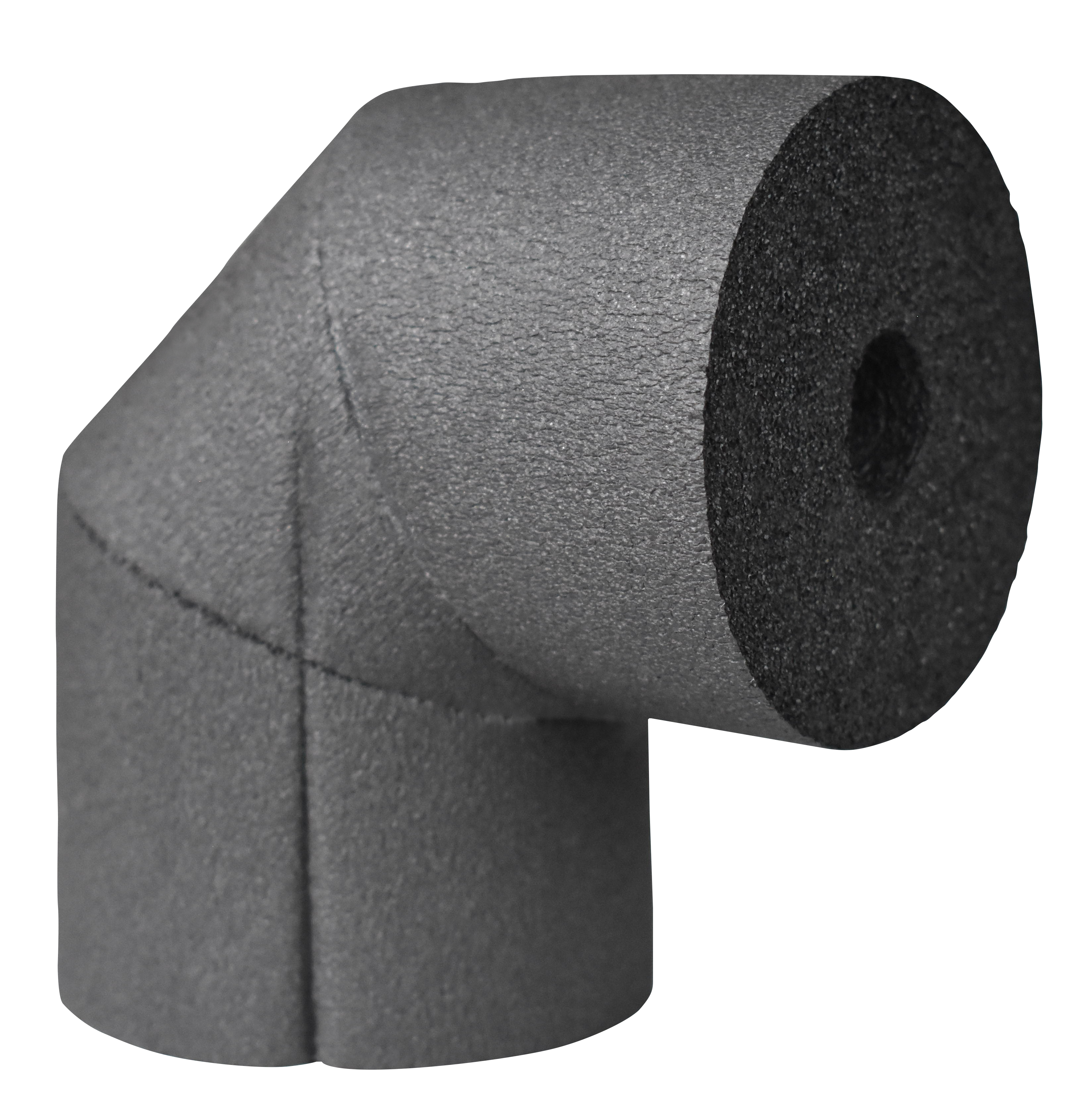 Flexible Closed Cell Pipe Insulation, 35 mm Inside Dia., 90 Deg Elbow