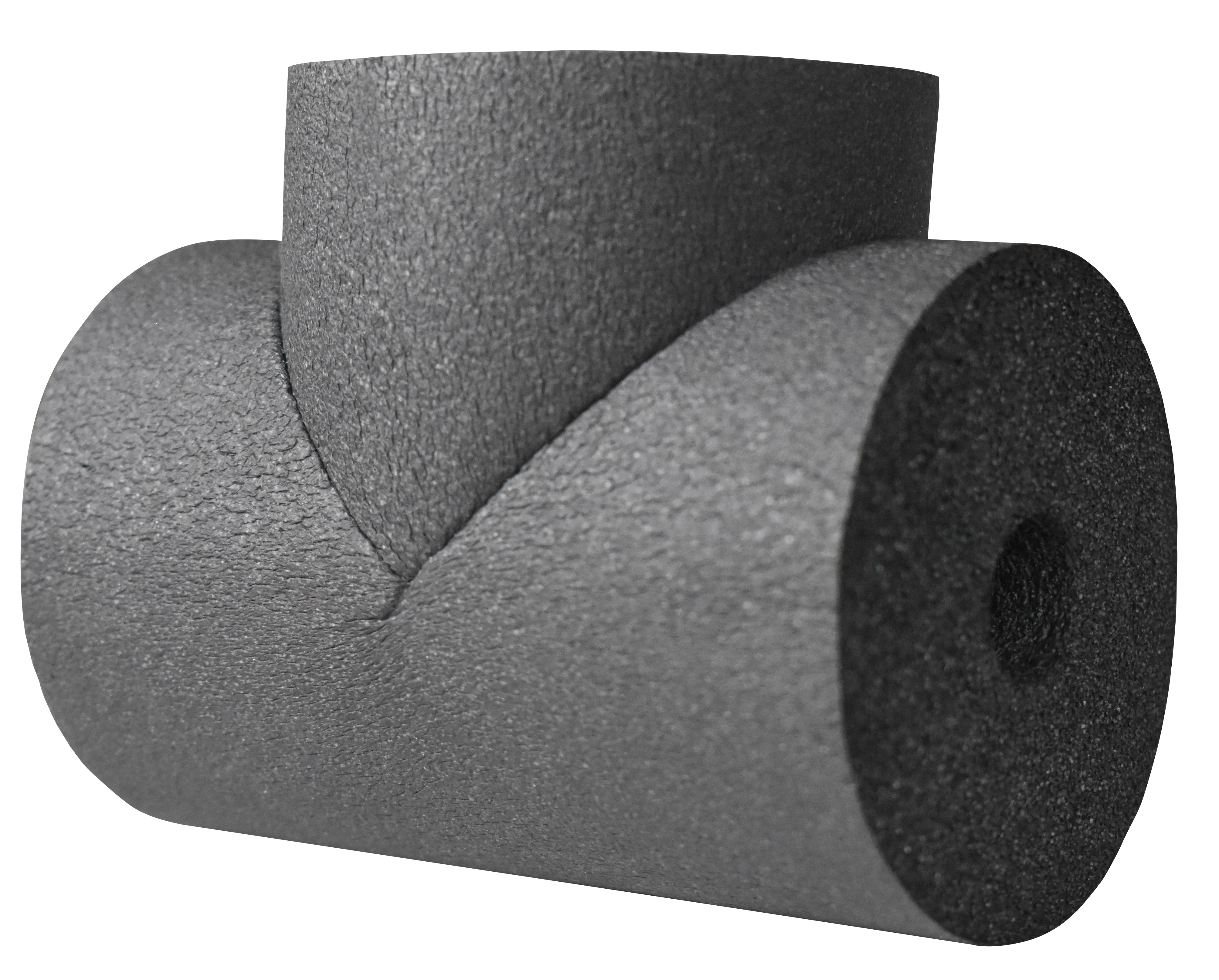 Flexible Closed Cell Pipe Insulation, 60 mm Inside Dia., Tee