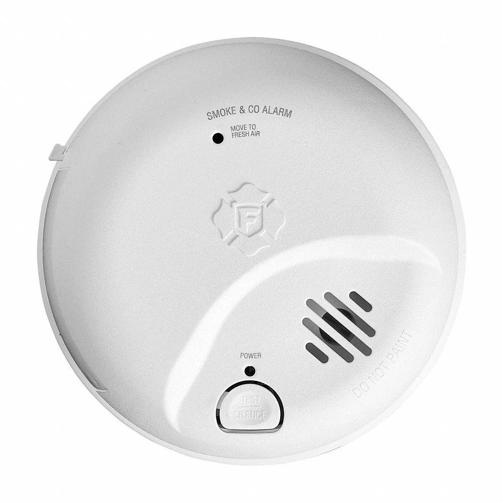 Smoke and Carbon Monoxide Alarm, Removable Battery, Battery Backup, 10 Year