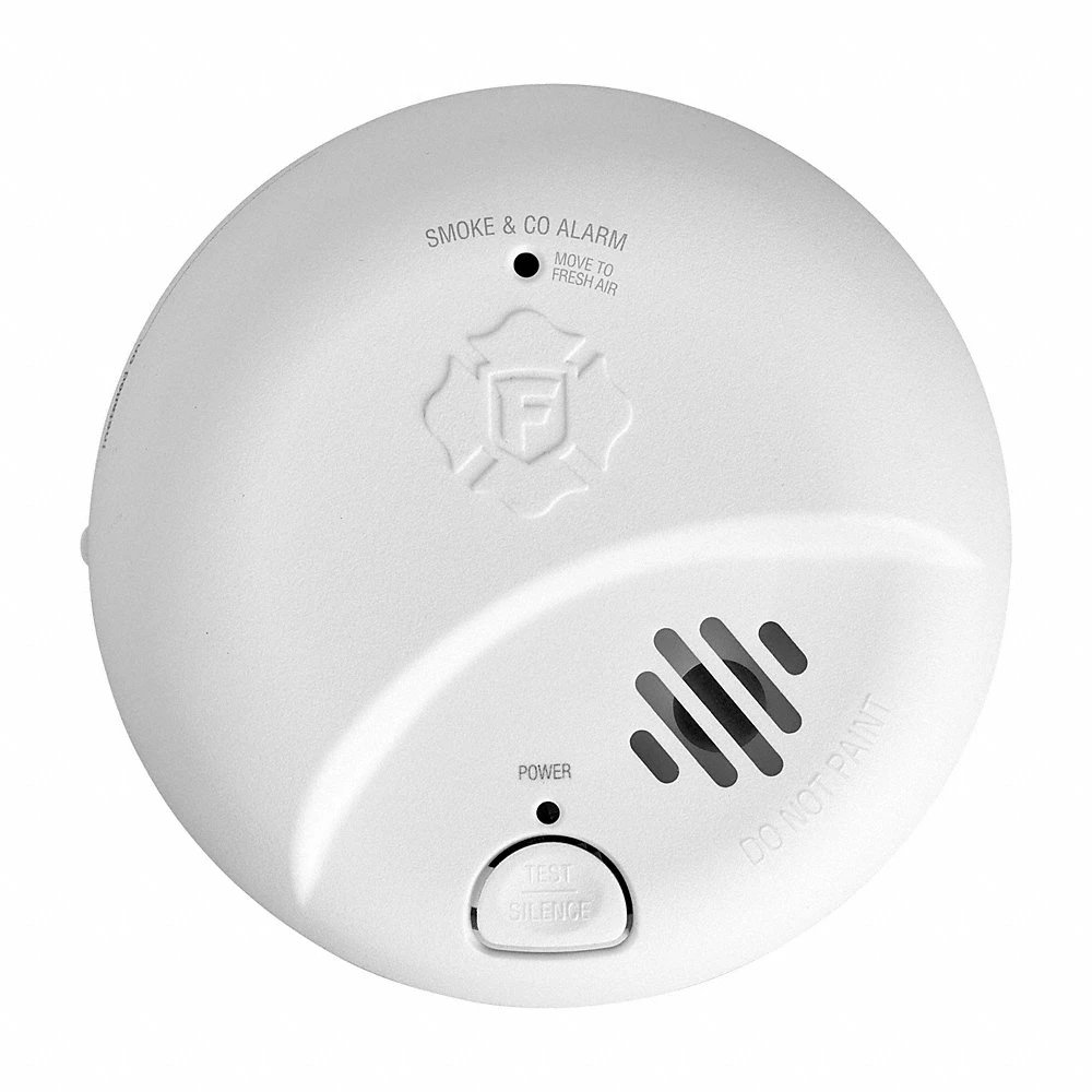 Smoke/CO Alarm, Carbon Monoxide/Smoke, 10 Year Sealed Battery, Smoke/CO Detector
