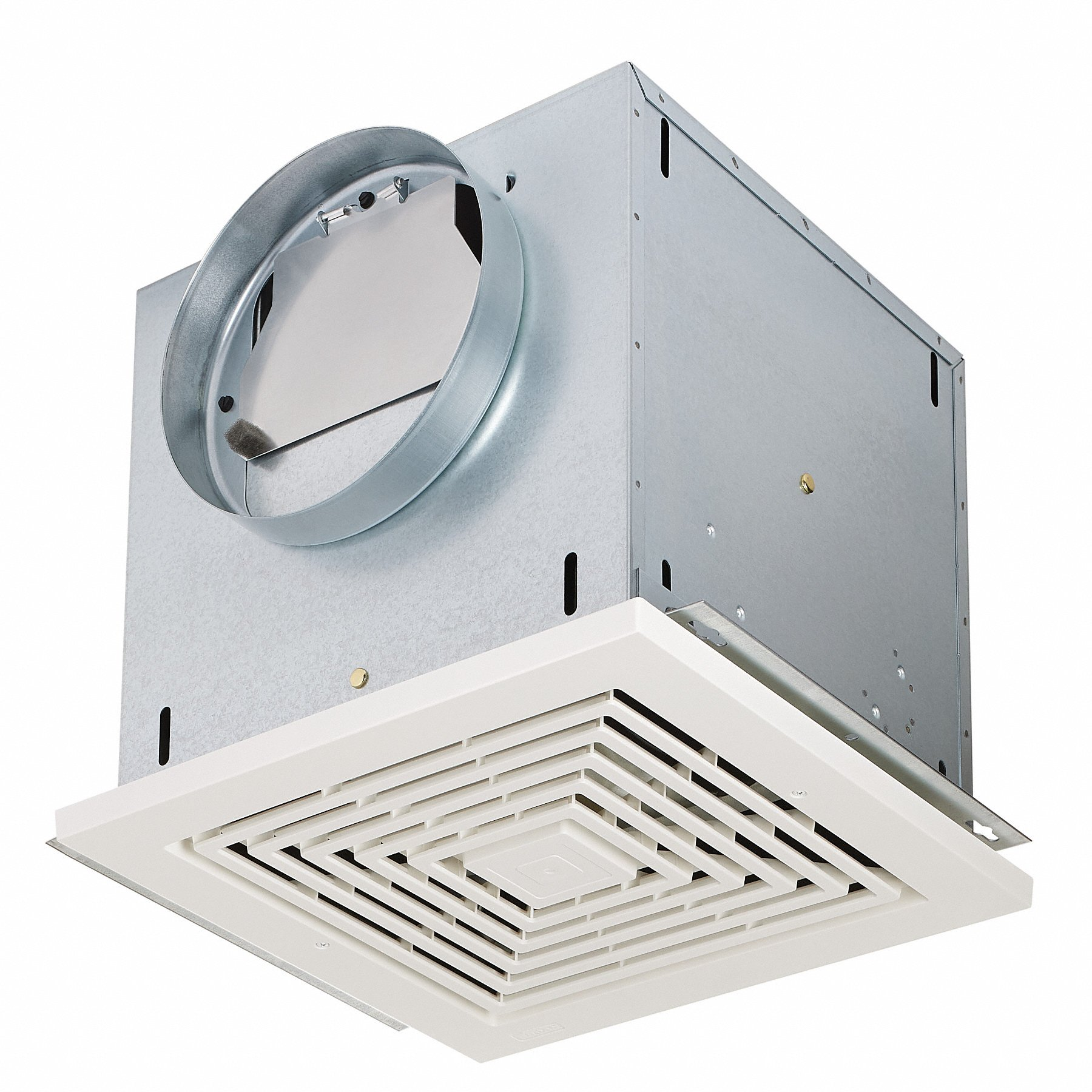 Fan, 130 cfm Max Airflow, Variable Speeds, 0.3 sones, Low Profile, 120V AC, 115V AC