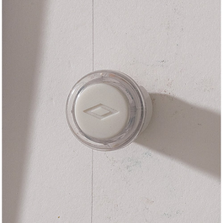 BROAN PB18LWHCL Pushbutton, Clear, White Cap, Lighted | CQ8ATE 59ZU32