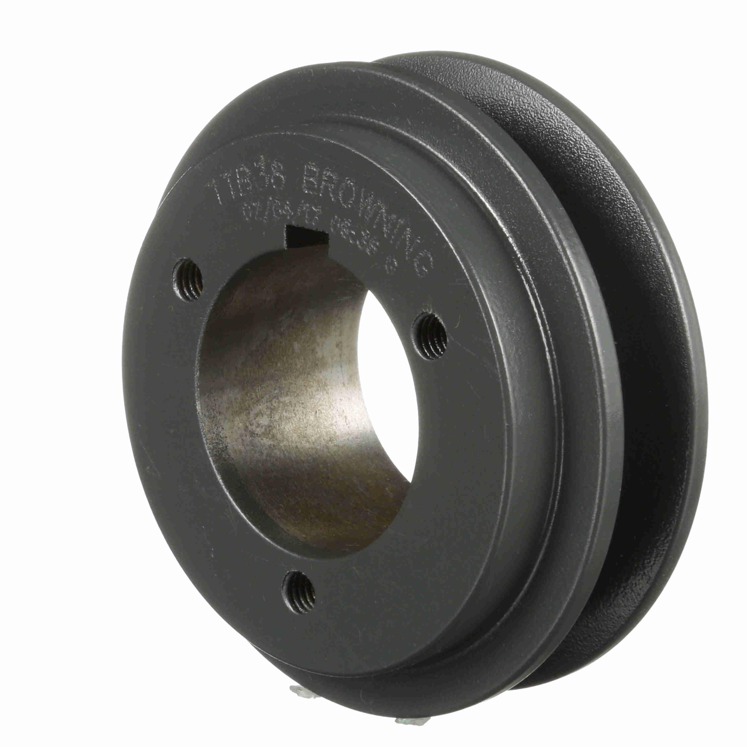 BROWNING 1001304 V-Belt Sheave, Multiple, Bushed Bore, 1 Groove, Cast Iron | BA3AHT 1TB38