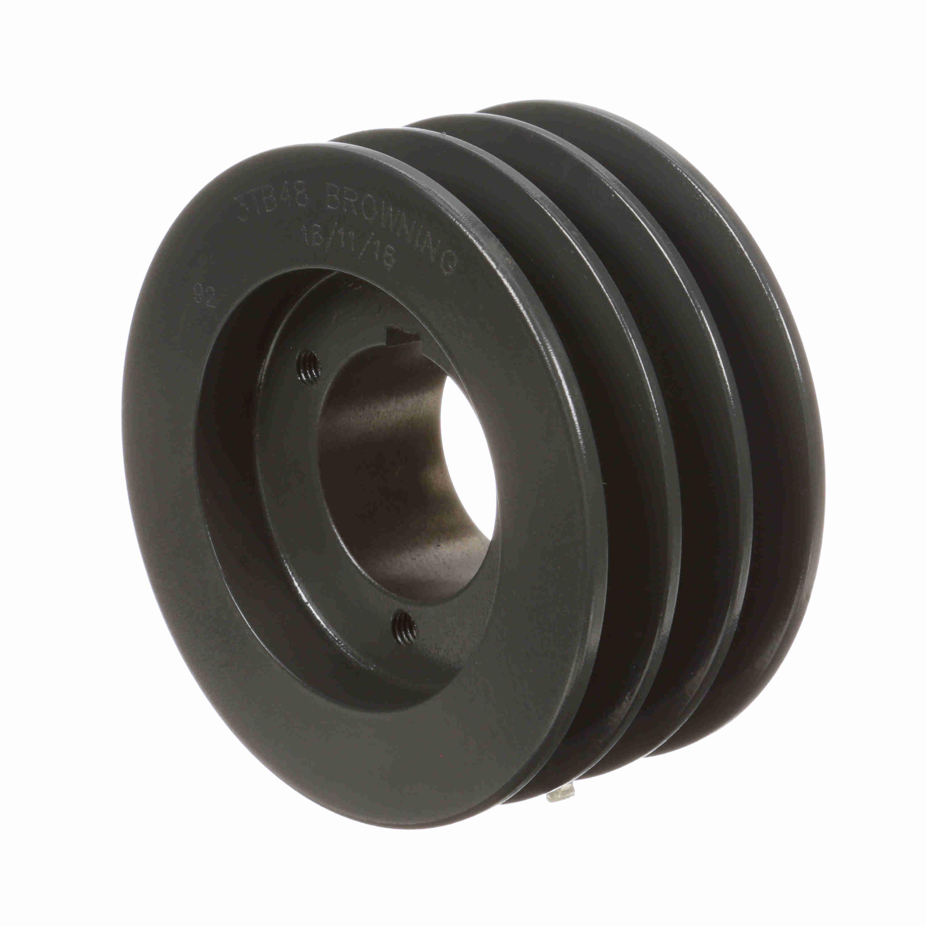BROWNING 1001627 V-Belt Sheave, Multiple, Bushed Bore, 3 Groove, Cast Iron | AK6LMZ 3TB48