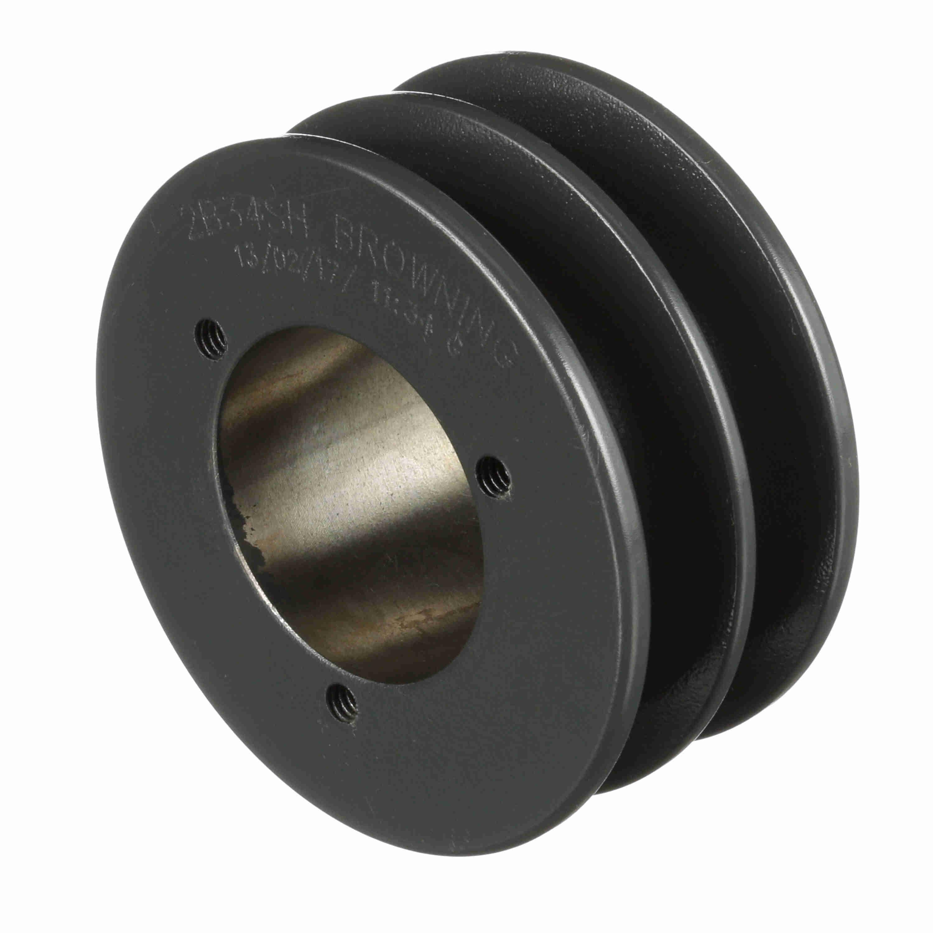 BROWNING 1004134 V-Belt Sheave, Multiple, Bushed Bore, 2 Groove, Cast Iron | AZ9QEG 2B34SH