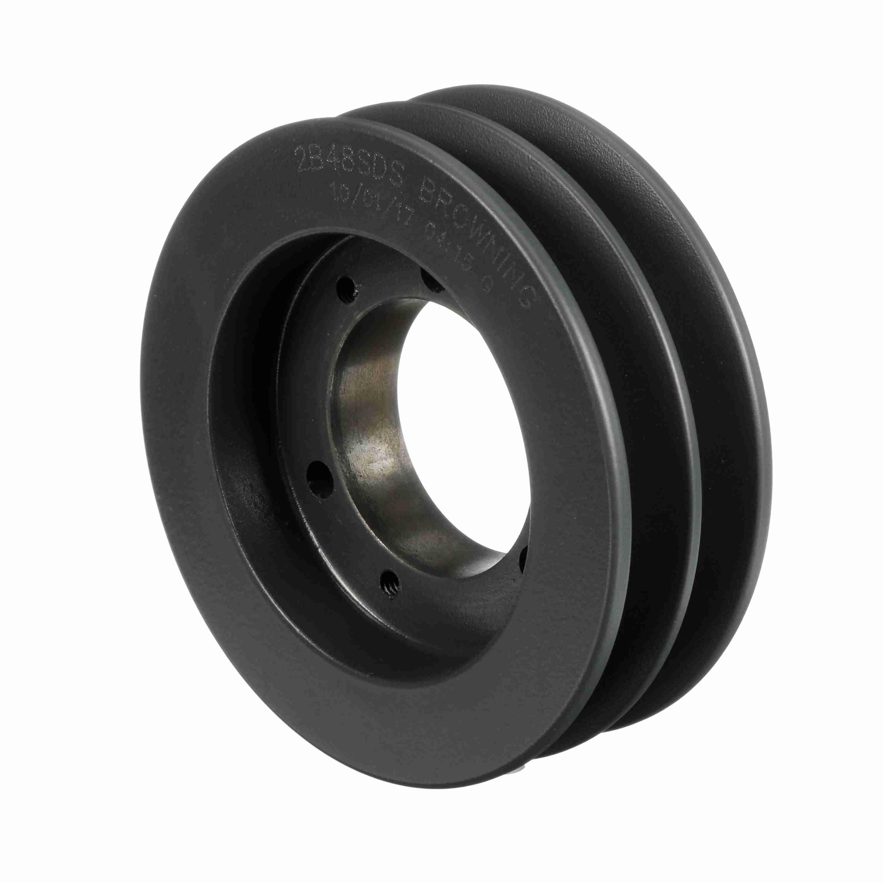 BROWNING 1004209 V-Belt Sheave, Multiple, Bushed Bore, 2 Groove, Cast Iron | BA4QEY 2B48SDS