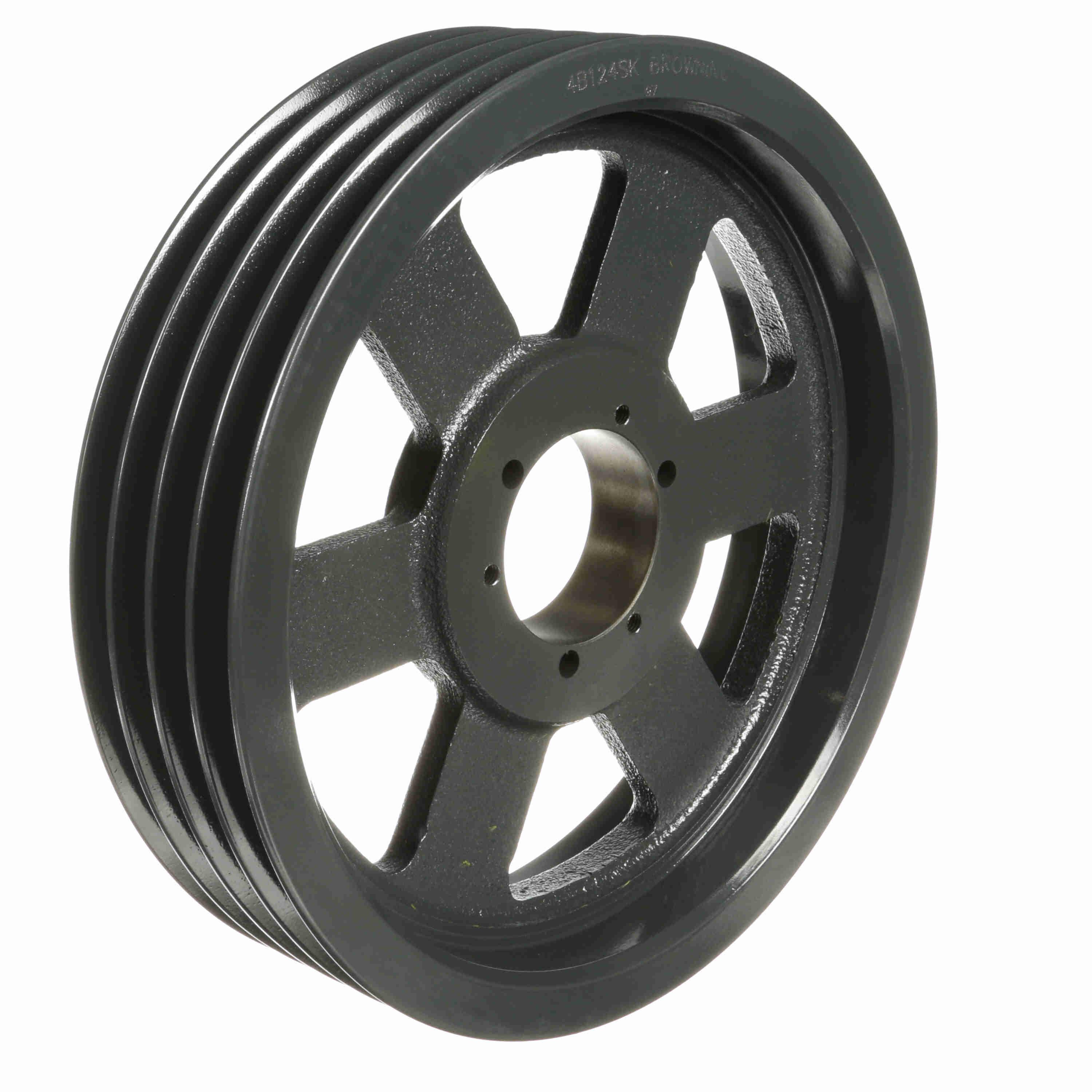 BROWNING 1005115 V-Belt Sheave, Multiple, Bushed Bore, 4 Groove, Cast Iron | AZ9NGN 4B380E