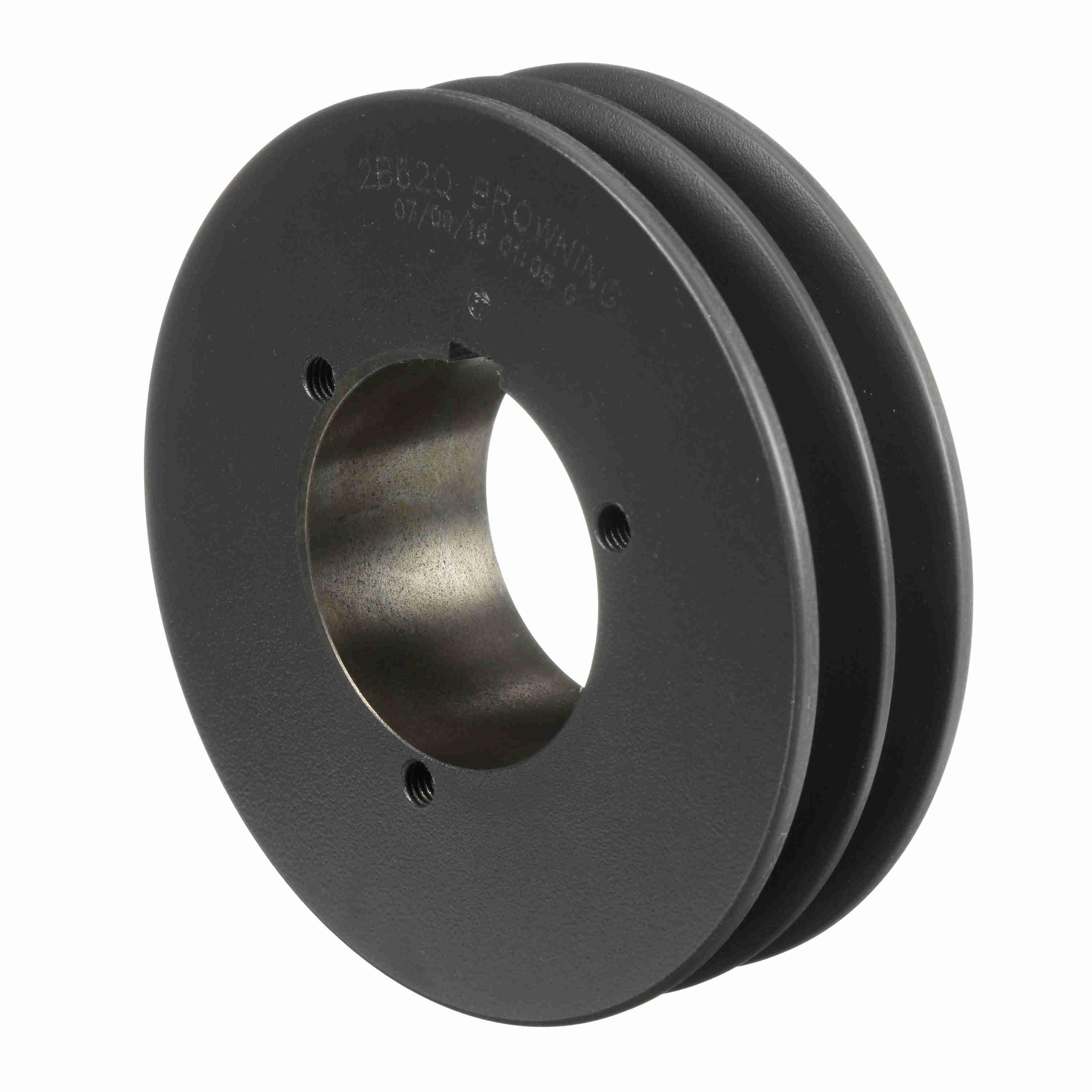 BROWNING 1010610 V-Belt Sheave, Multiple, Bushed Bore, 2 Groove, Cast Iron | BA3TBJ 2B62Q