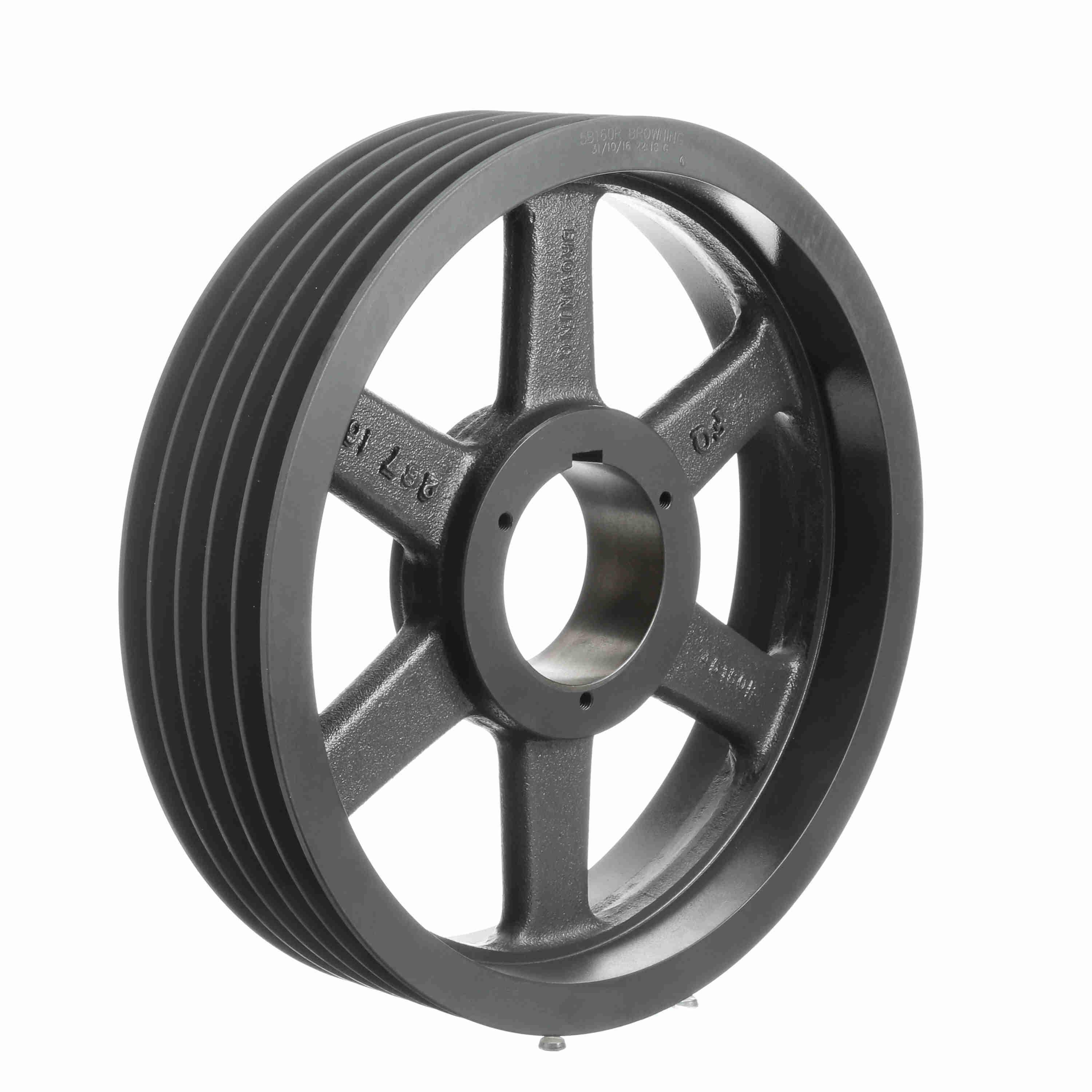 BROWNING 1011741 V-Belt Sheave, Multiple, Bushed Bore, 5 Groove, Cast Iron | AK6LAP 5B300R