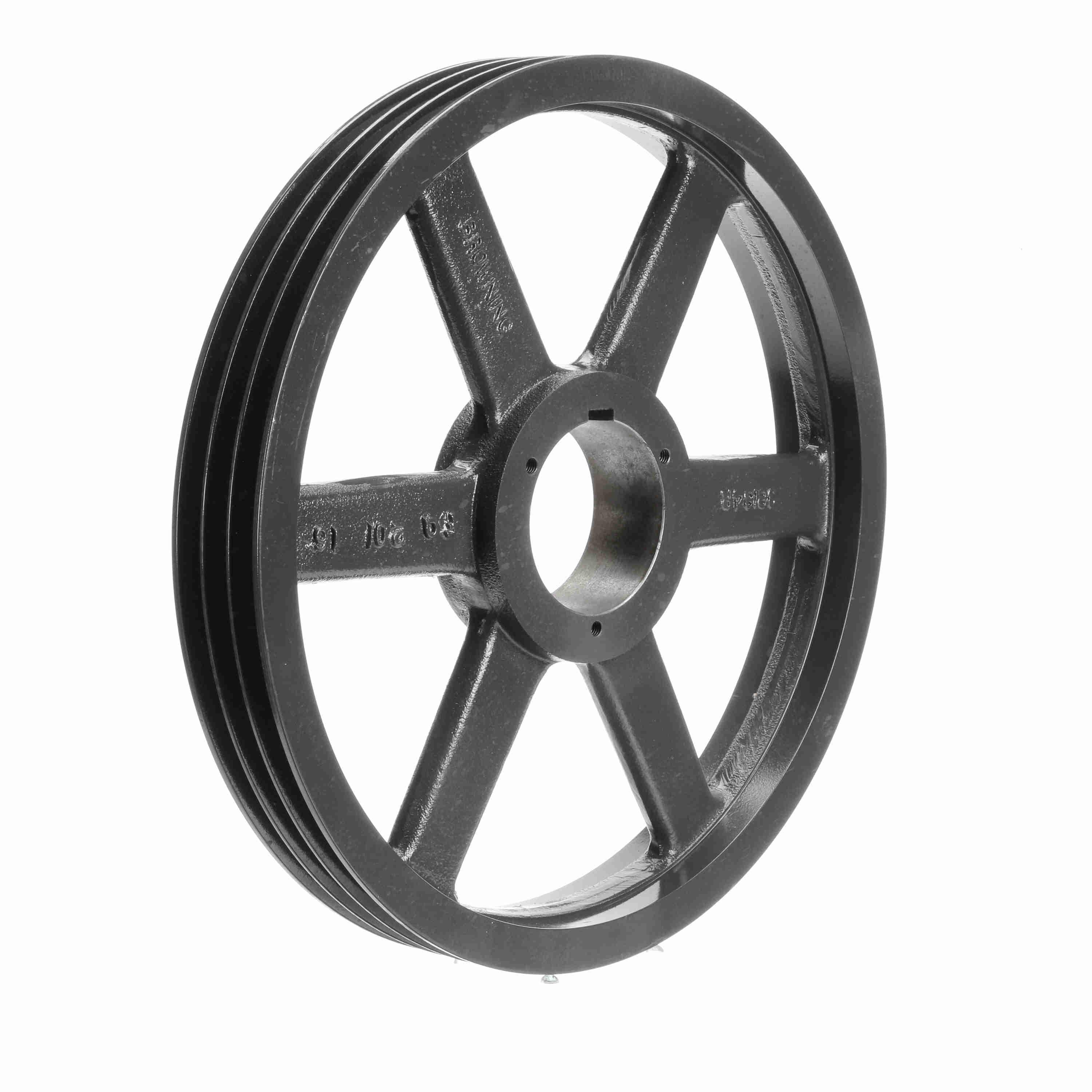 BROWNING 1011832 Bushed Bore Multiple Sheave, 3 Groove, Cast Iron | AZ9YAR 3B380R