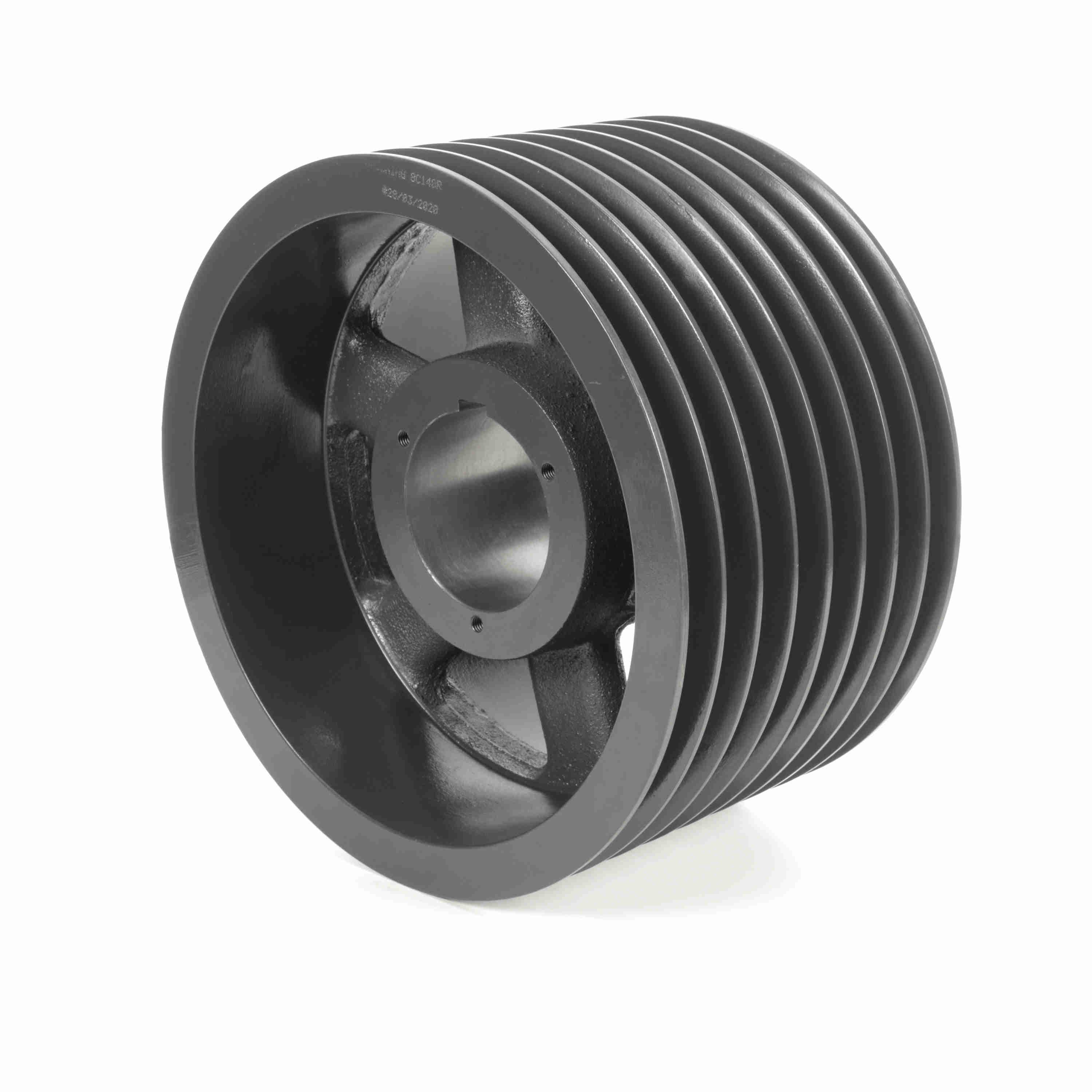 BROWNING 1013028 V-Belt Sheave, Multiple, Bushed Bore, 8 Groove, Cast Iron | AZ9XBK 8C140R