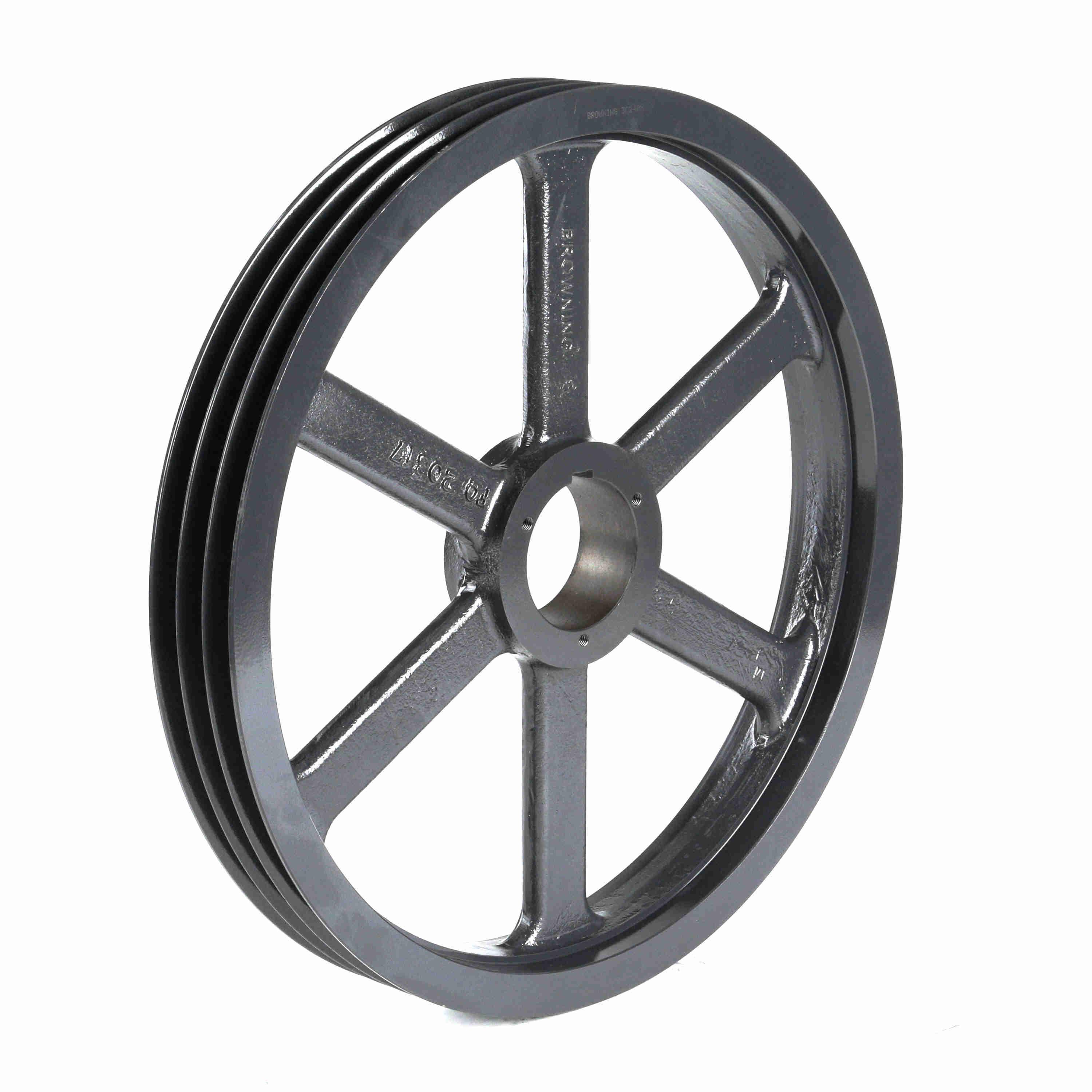 BROWNING 1013655 V-Belt Sheave, Multiple, Bushed Bore, 3 Groove, Cast Iron | AK6LCG 3C270R