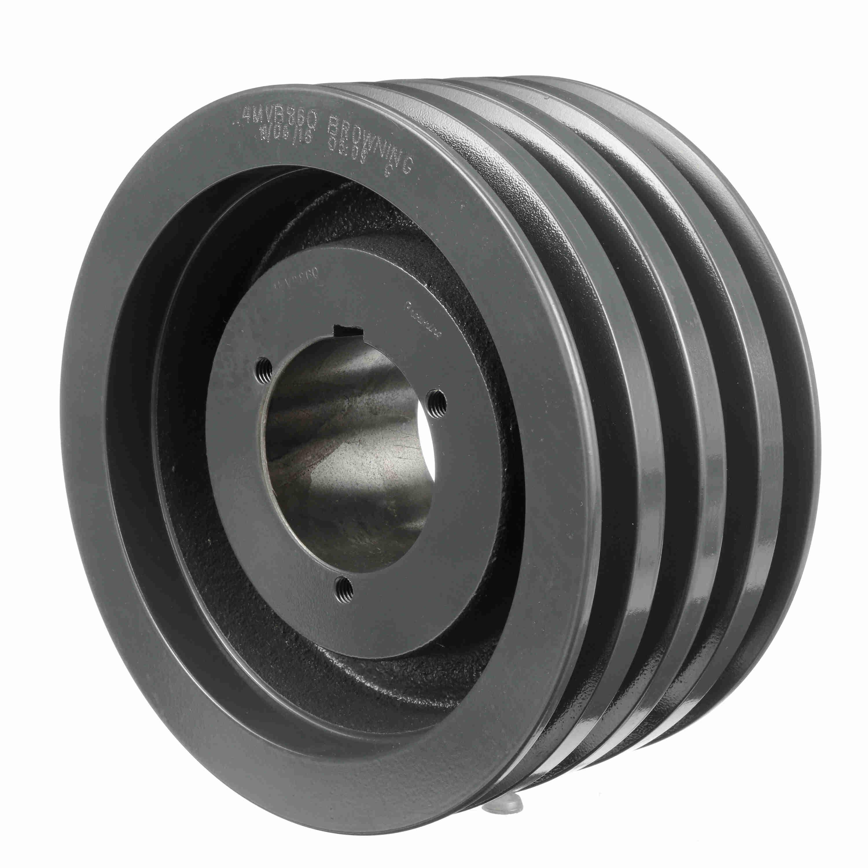 BROWNING 1021575 V-Belt Sheave, Multiple, Variable Pitch, Bushed Bore, 4 Groove, Cast Iron | BA3TBN 4MVB86Q