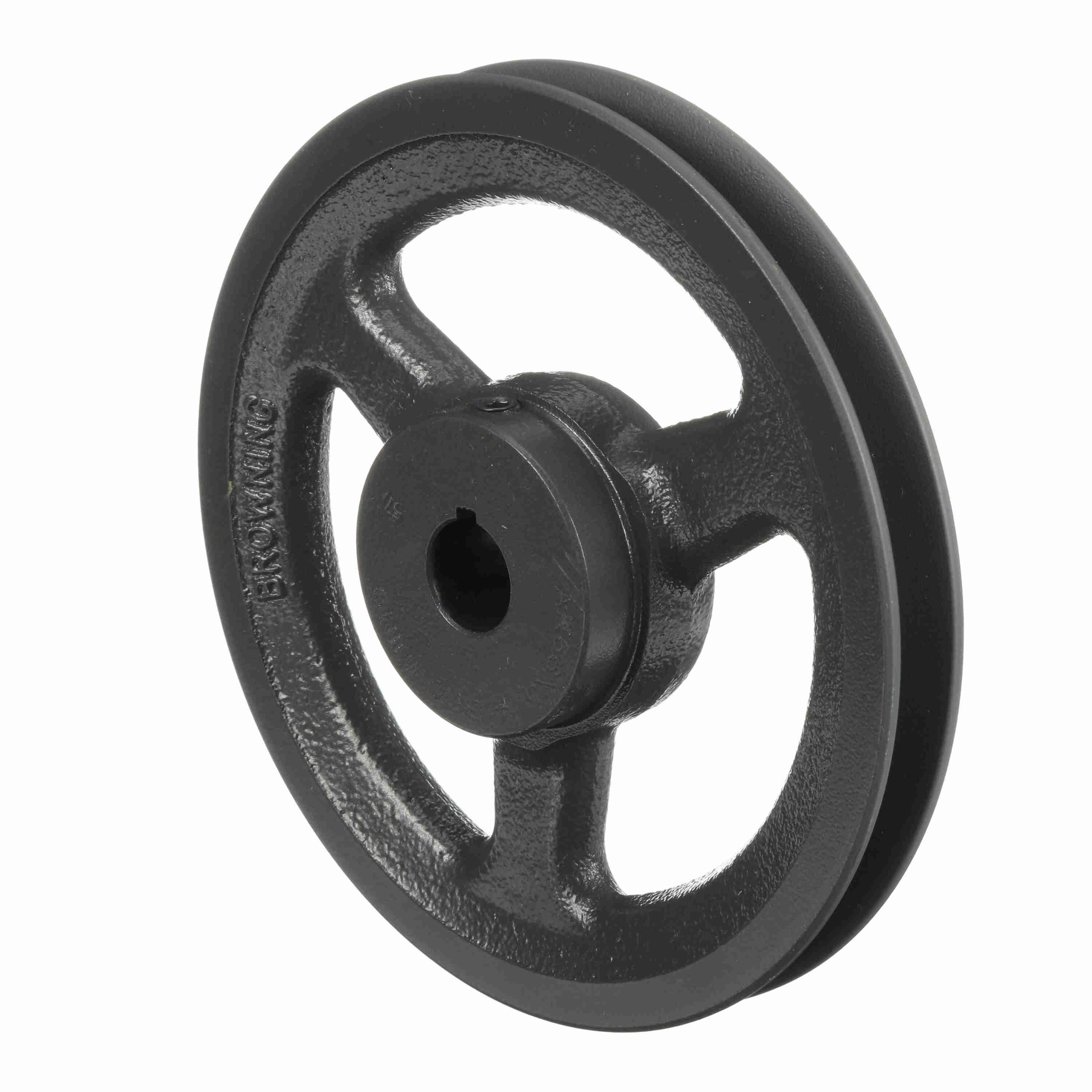 BROWNING 1027051 V-Belt Sheave, Finish Bore, 1 Groove, Cast Iron | AZ9UHT AK66X3/4