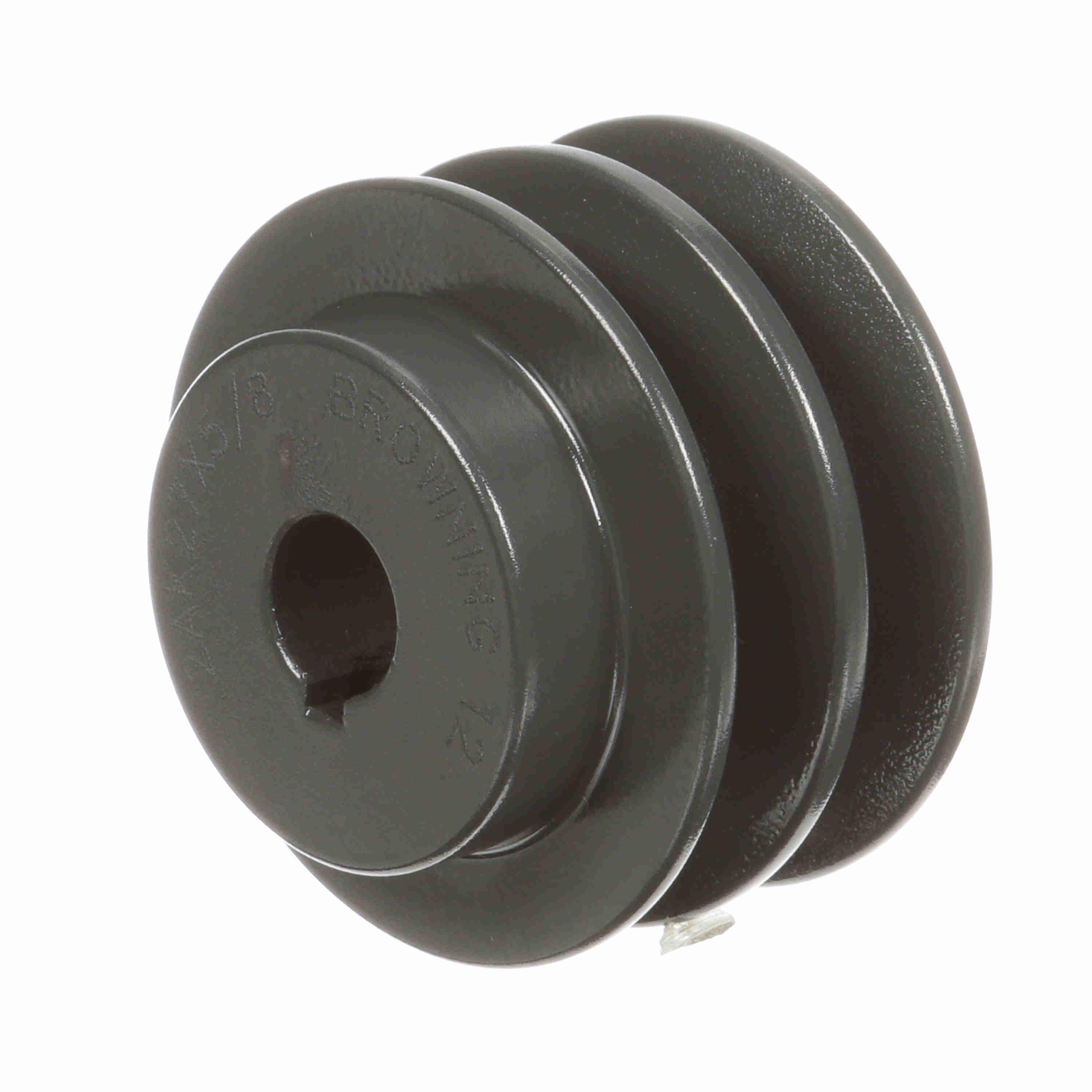 BROWNING 1031905 V-Belt Sheave, Finish Bore, 2 Groove, Cast Iron | BA2QKW 2AK27X5/8