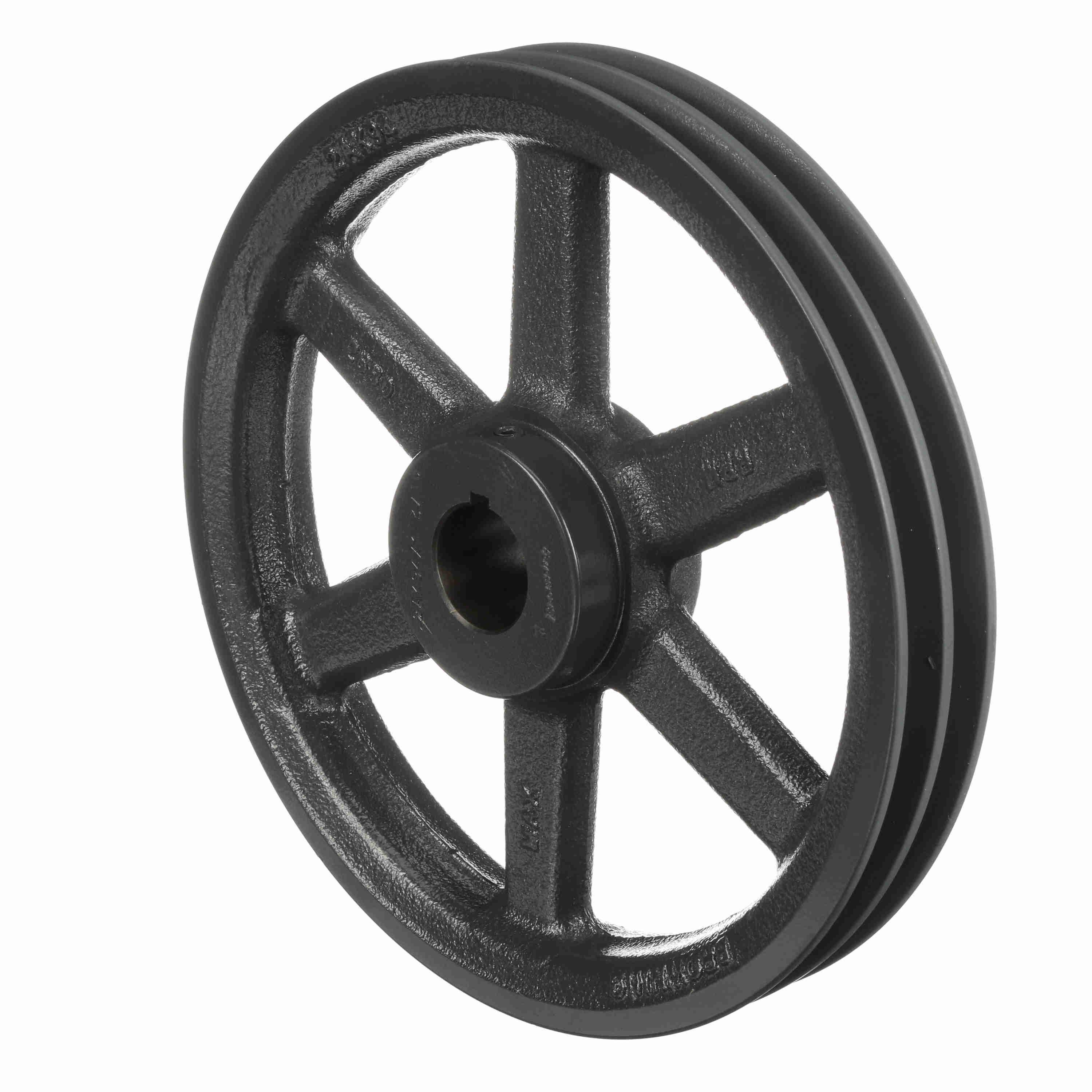 BROWNING 1032747 V-Belt Sheave, Finish Bore, 2 Groove, Cast Iron | AZ9AHH 2AK94X 1 3/16