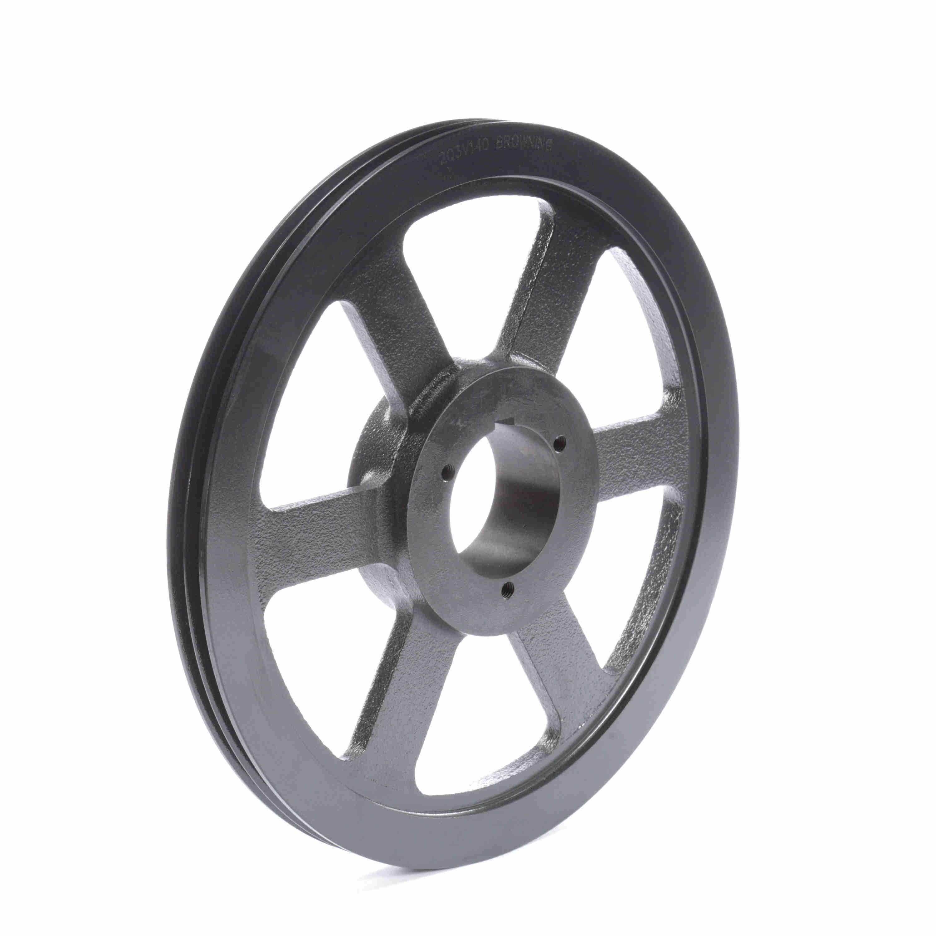 BROWNING 1060904 V-Belt Sheave, Multiple, Bushed Bore, 3 Groove, Cast Iron | BA2CPX 3Q3V140