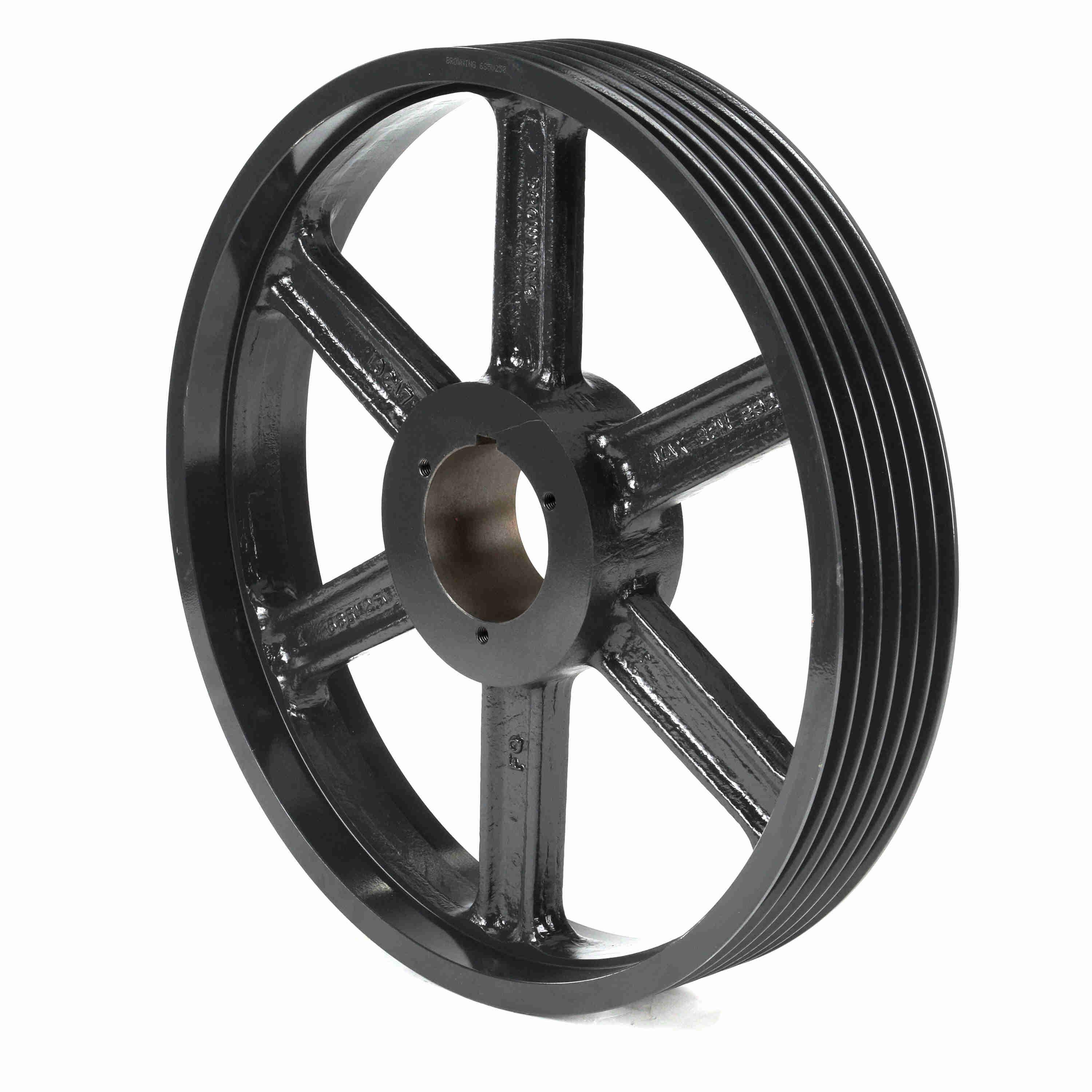 BROWNING 1062611 V-Belt Sheave, Multiple, Bushed Bore, 6 Groove, Cast Iron | AZ9LGQ 6S5V250