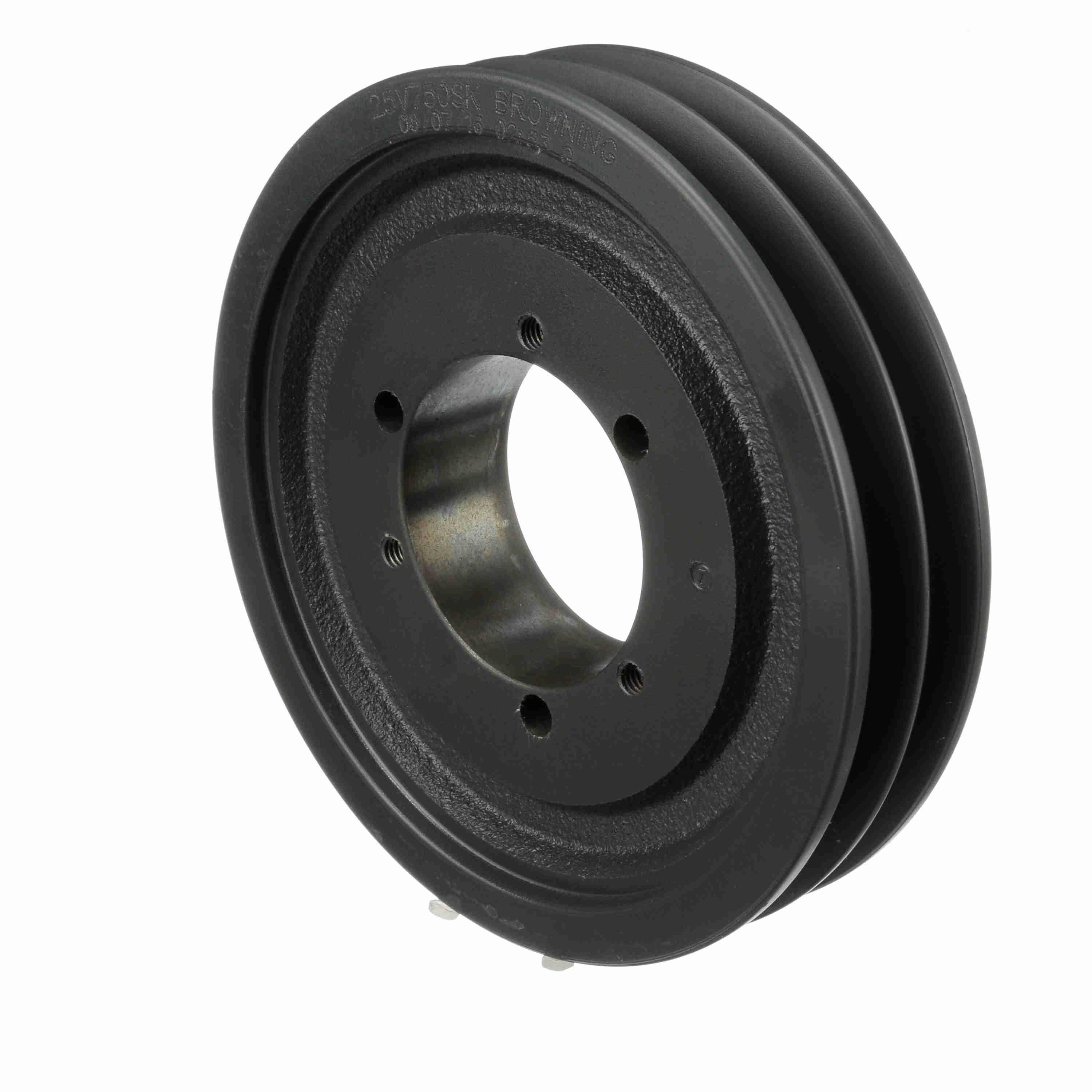 BROWNING 1065598 V-Belt Sheave, Multiple, Bushed Bore, 2 Groove, Cast Iron | BA2TXR 25V750SK