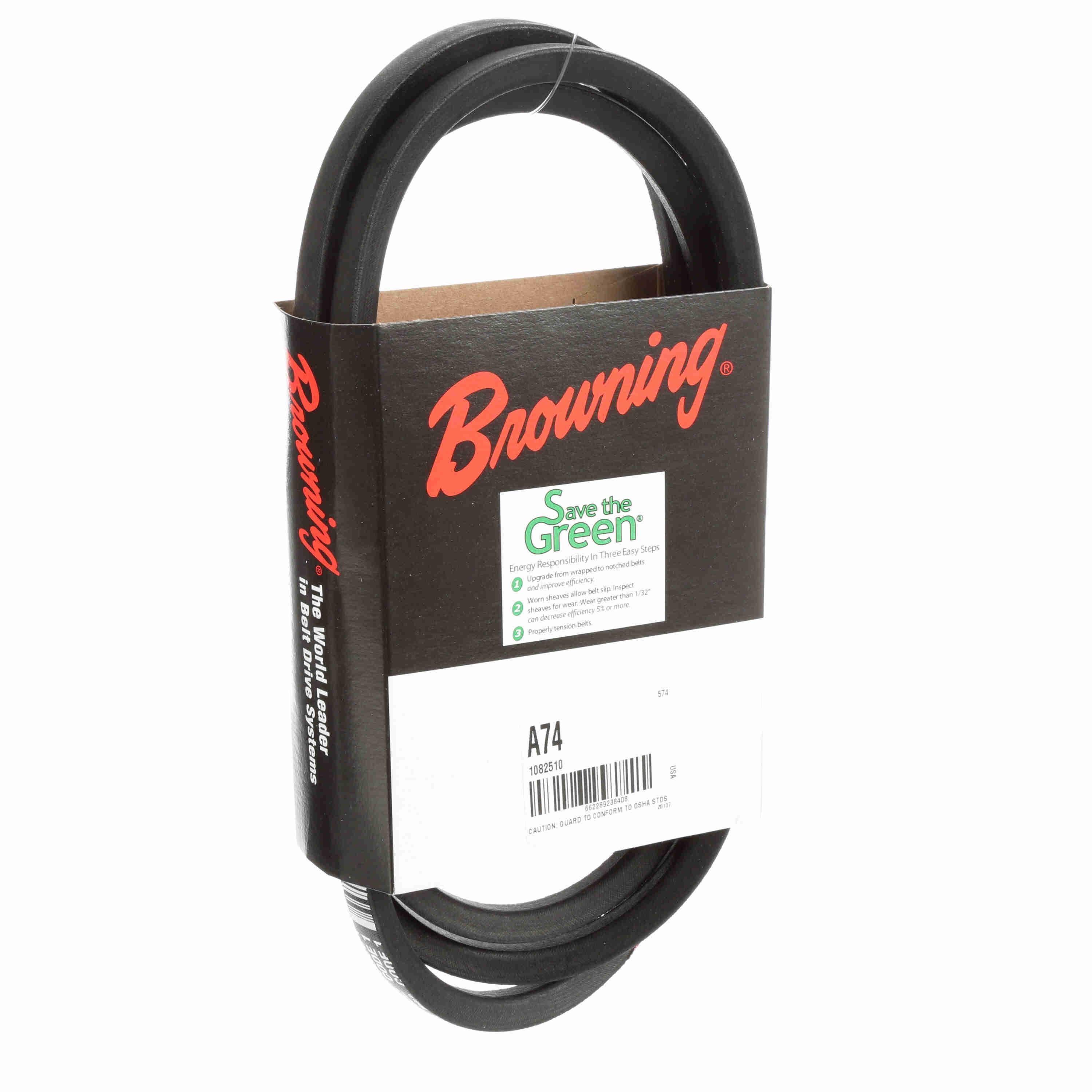 BROWNING 1082510 Wrapped Belt, 95% Efficient, Neoprene | AK4MRM A74