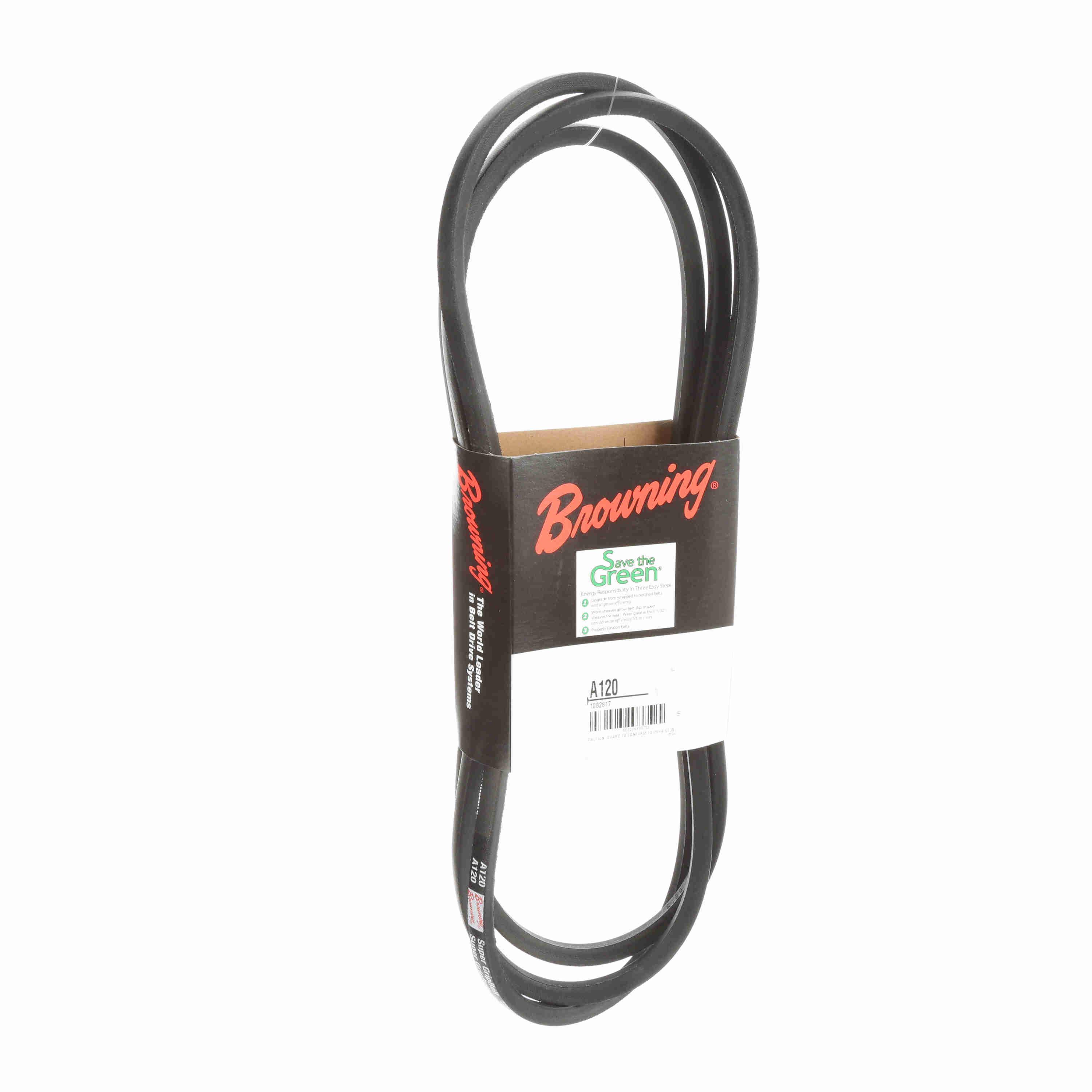 BROWNING 1082817 Wrapped Belt, 95% Efficient, Neoprene | AK4MVQ A120