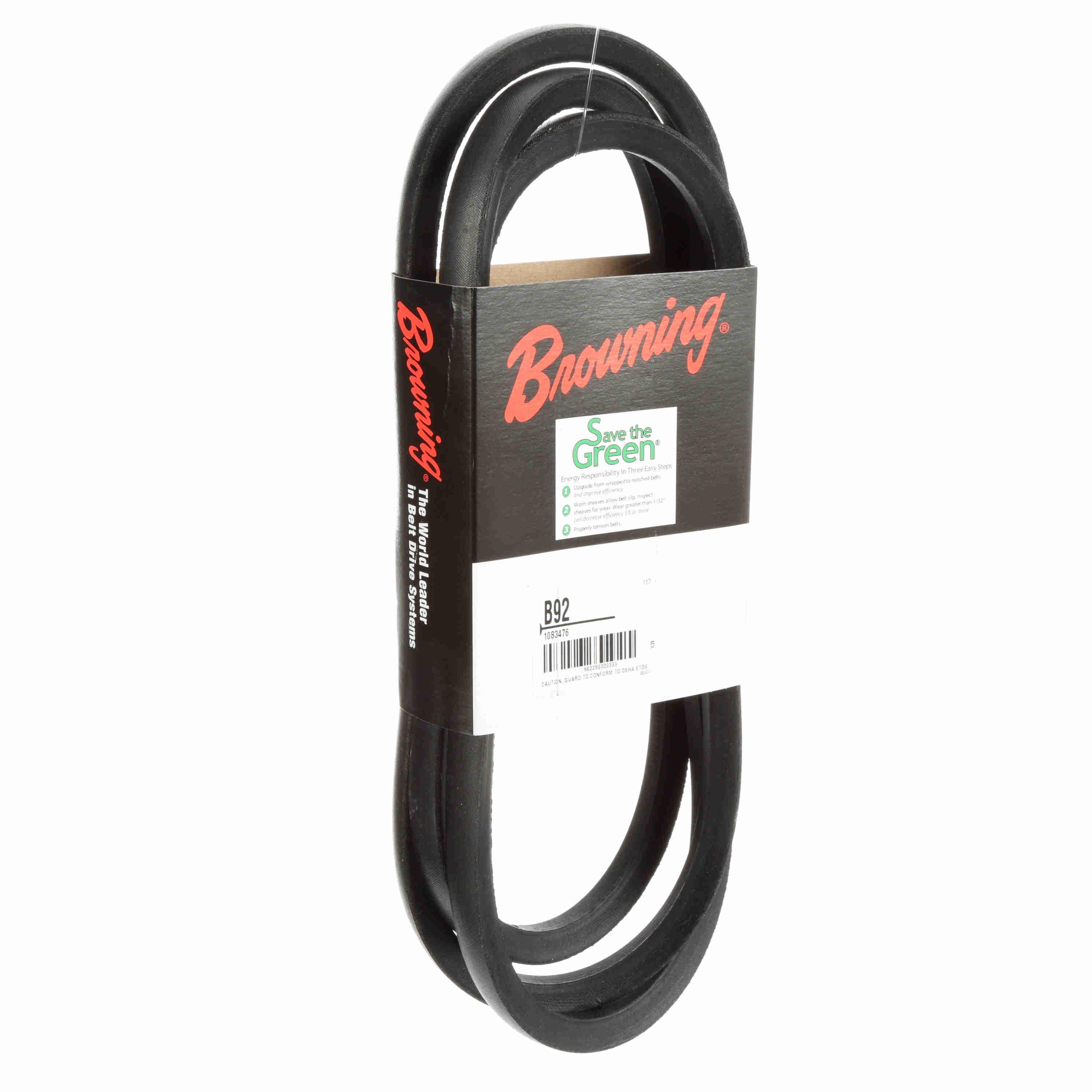 BROWNING 1083476 Wrapped Belt, 95% Efficient, Neoprene | AK6DXL B92