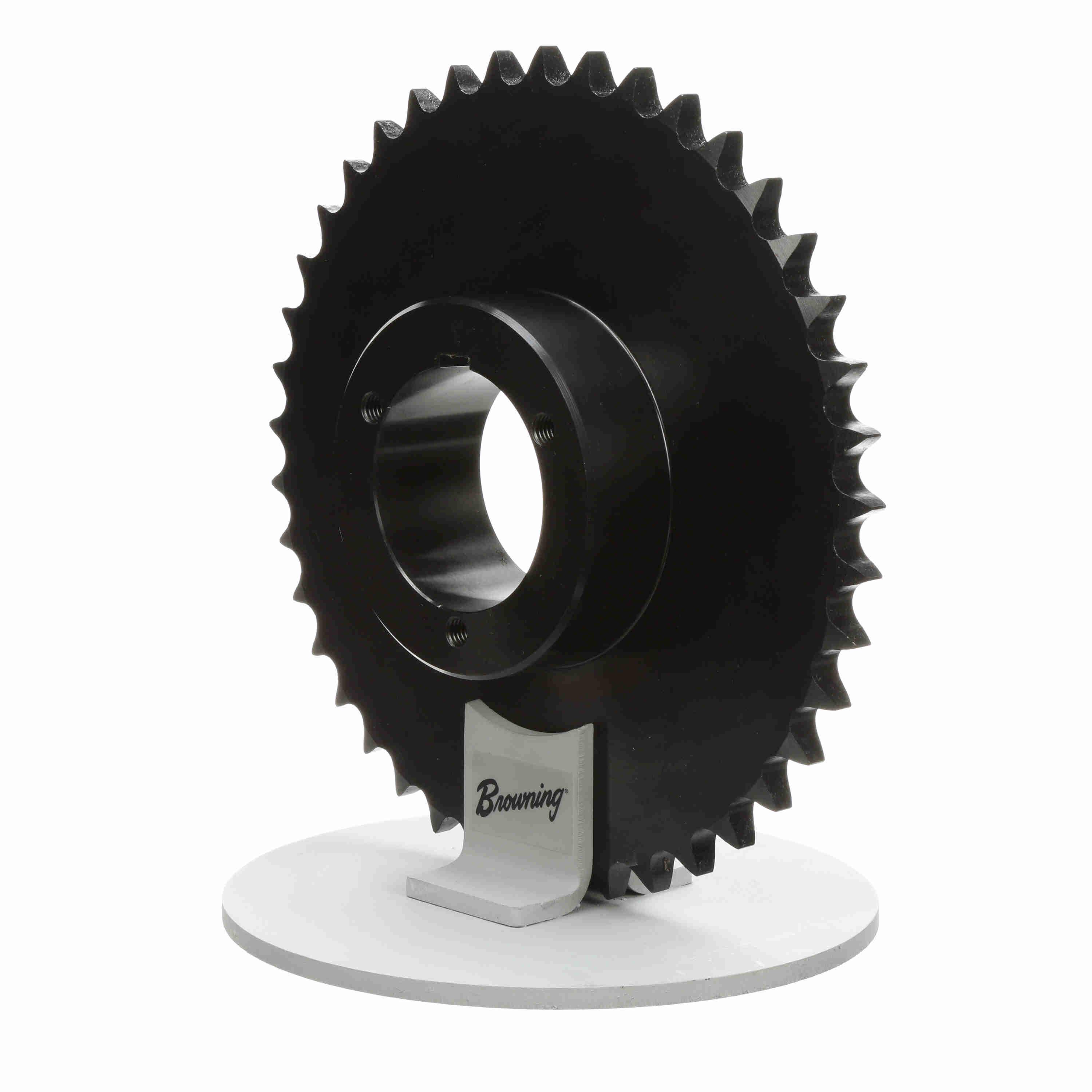 BROWNING 1171404 Roller Chain Sprocket, Bushed Bore, Steel | AJ9GEL 60Q41