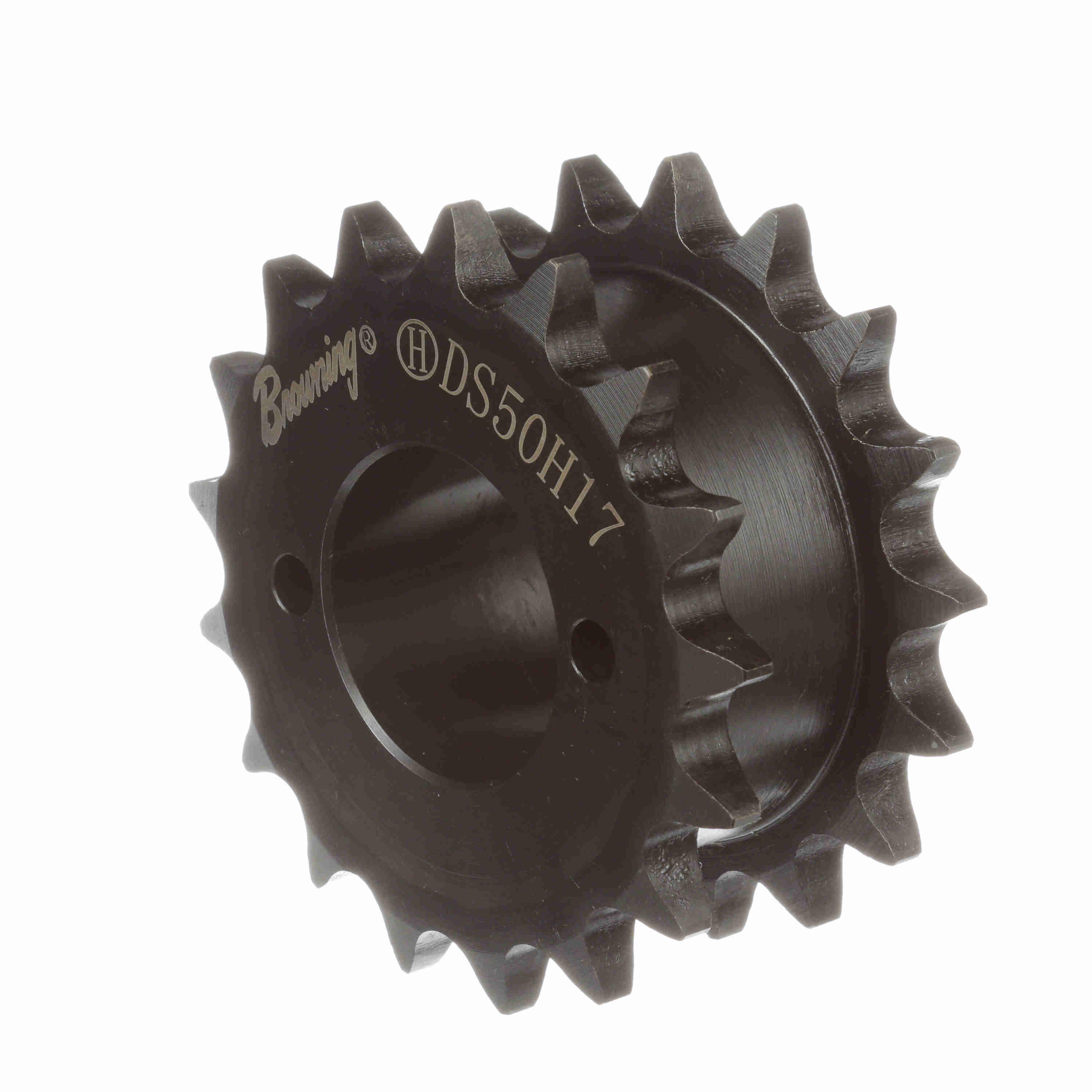 BROWNING 1176700 Roller Chain Sprocket, Bushed Bore, Steel | AZ9QHD DS50H17