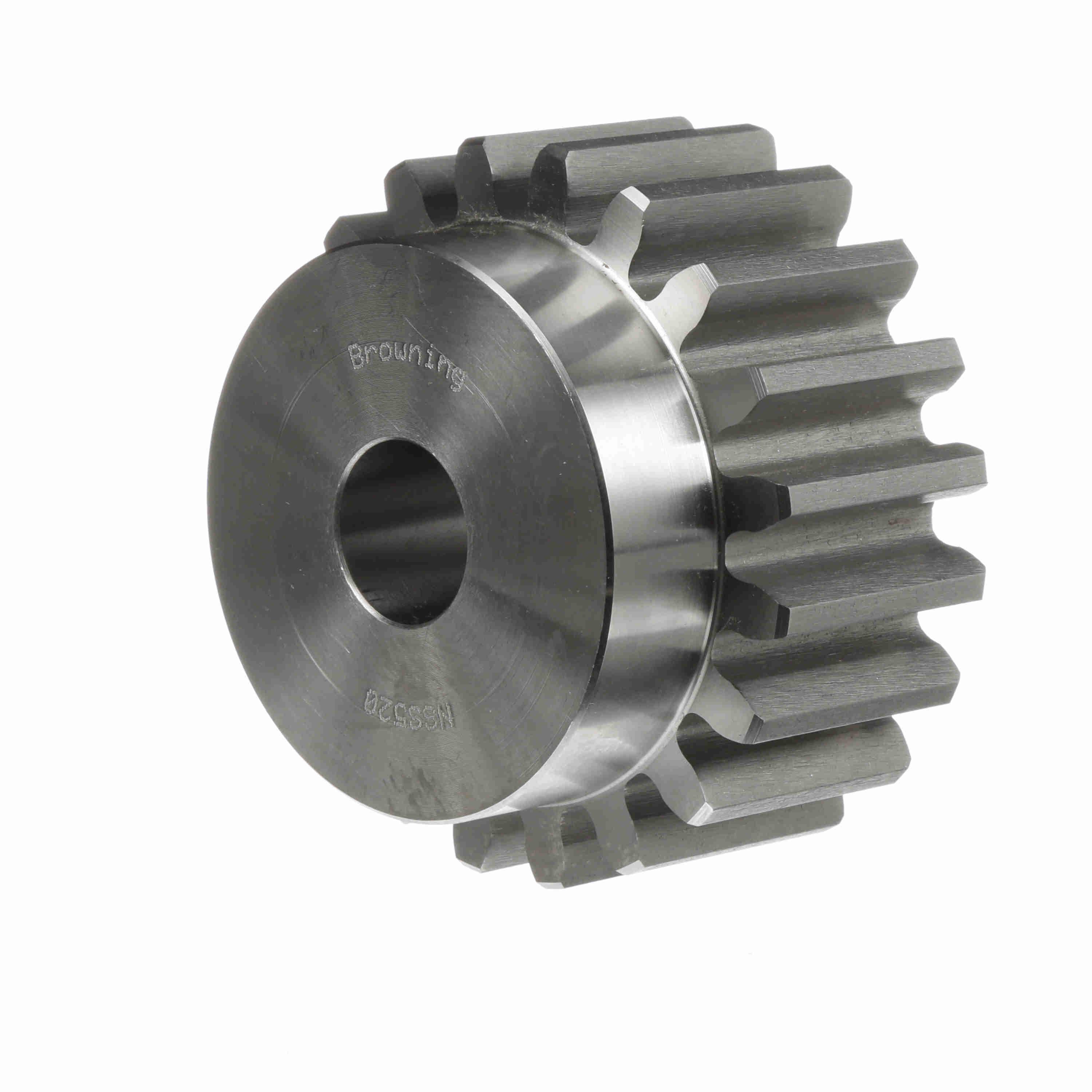 BROWNING 1212950 Spur Gear, Plain Bore, 14.5 Pressure Angle, 5 Pitch, Steel | AK2ZCF NSS520