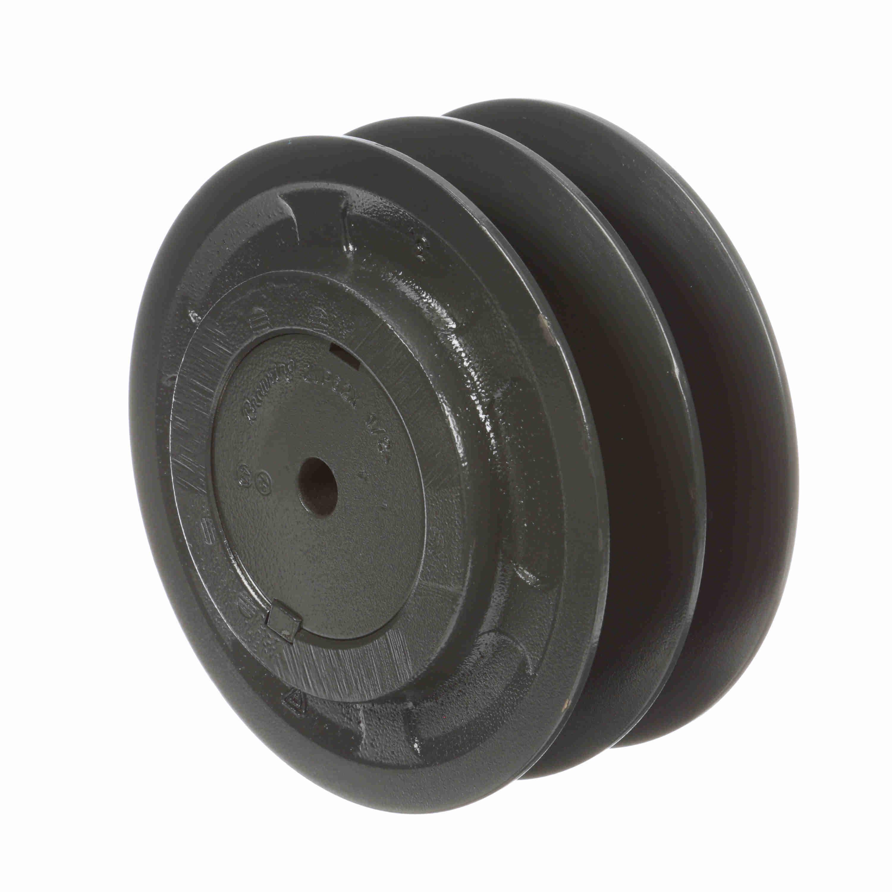 BROWNING 2747681 V-Belt Sheave, Variable Pitch, Finish Bore, 2 Groove, Cast Iron | CE4UBM 2VP62X1/2