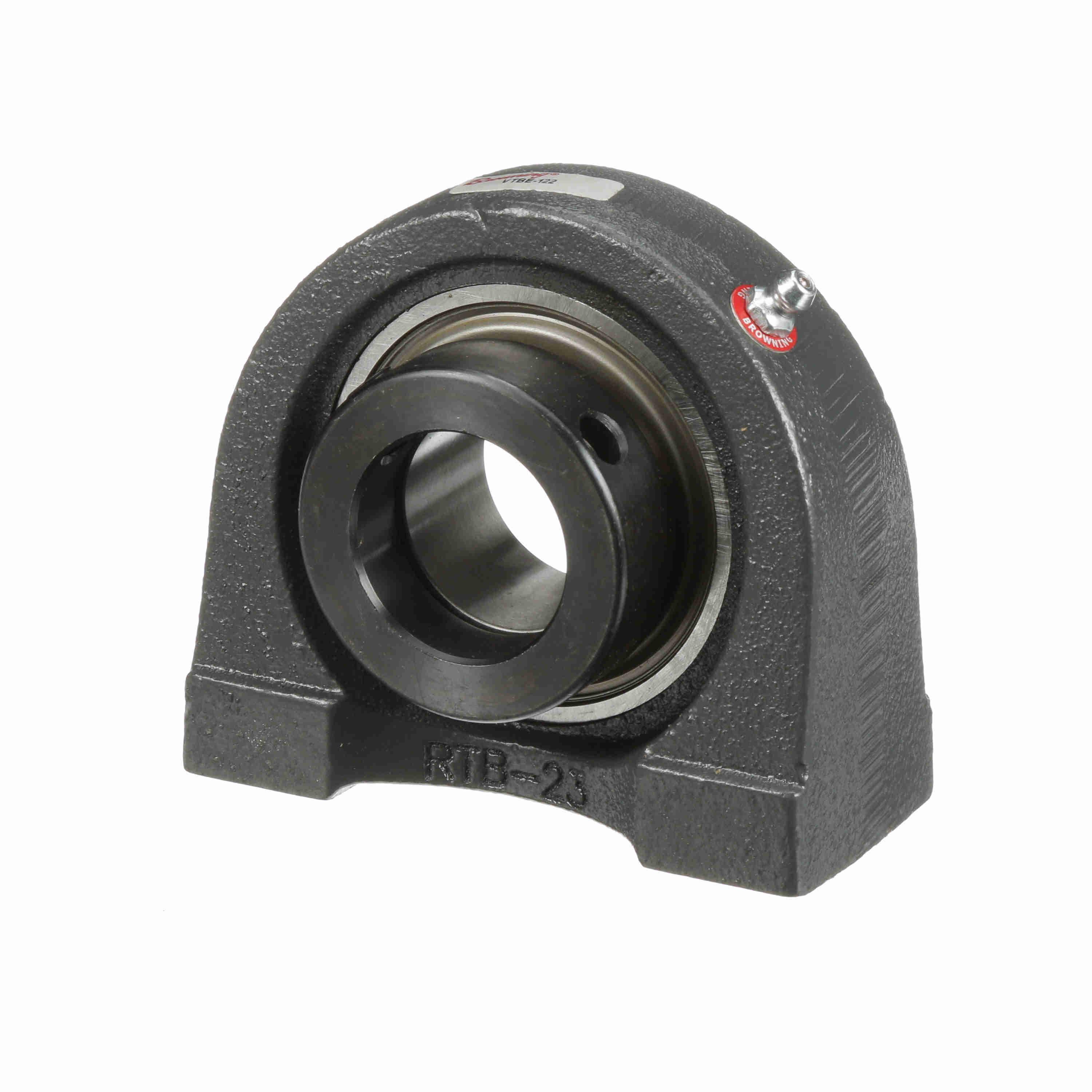 BROWNING 766822 Tapped Base Pillow Block Ball Bearing, Mounted, Cast Iron, Eccentric Lock | BD7BJE VTBE-119